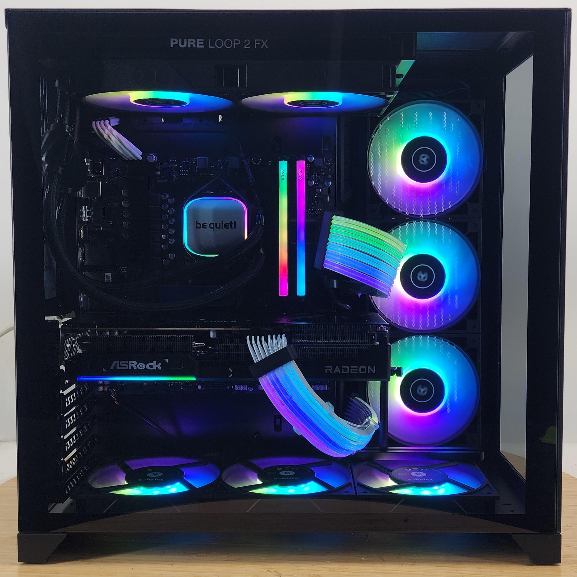 Gaming PC Ryzen 7 7800X3D 32GB RAM 1TB SSD RX 9070 XT 16GB Windows 11 Computer