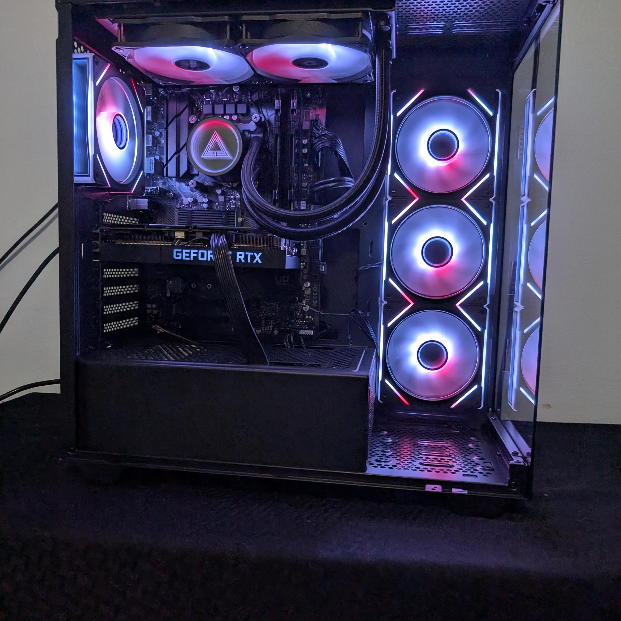 RTX 3060 ti-Intel I7-11700-32GB DDR4 3200-1.5TB Total Storage Gaming PC