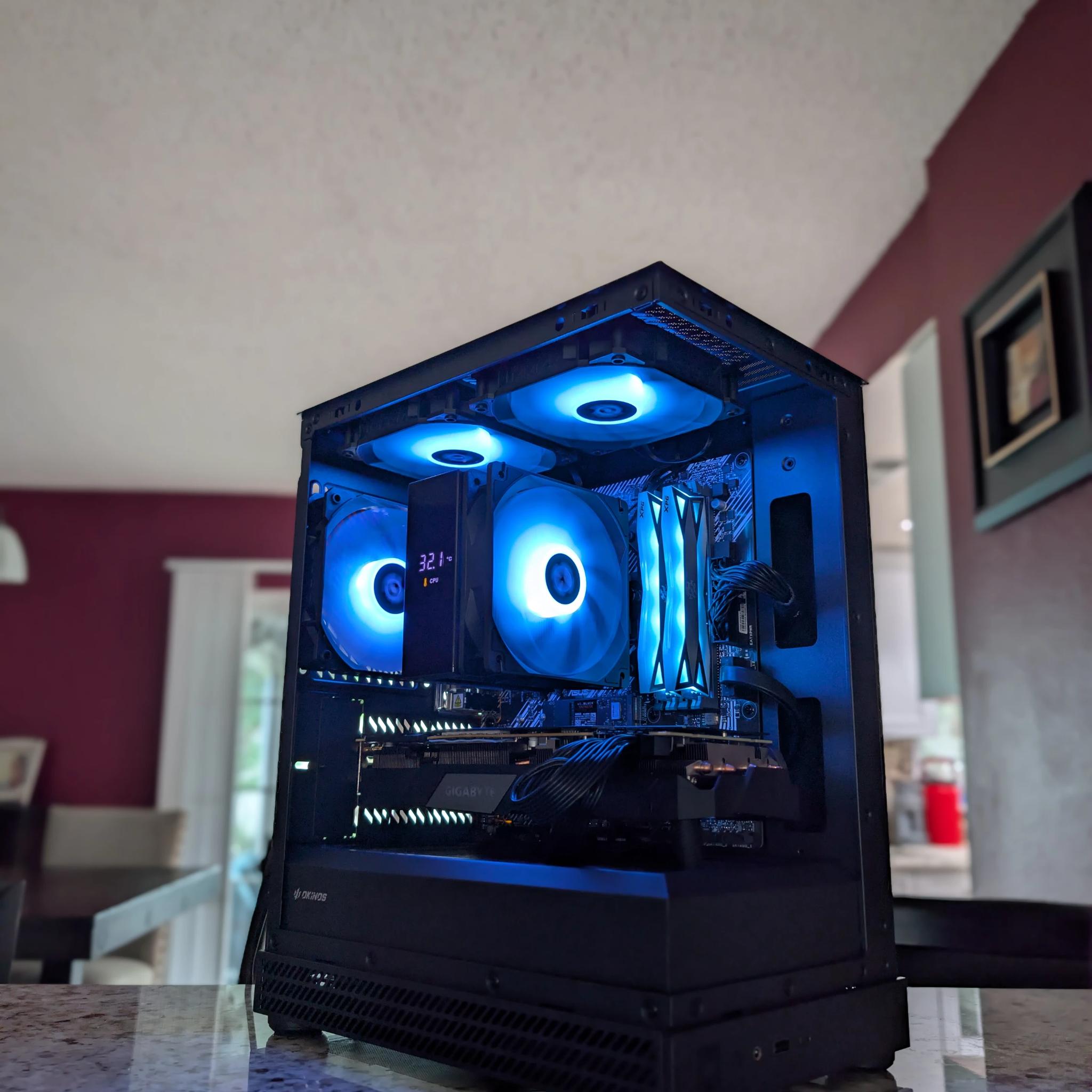 GeForce RTX 2070 Super Custom Gaming PC - Ryzen 5 5500, 16GB RAM, 512GB NVMe SSD