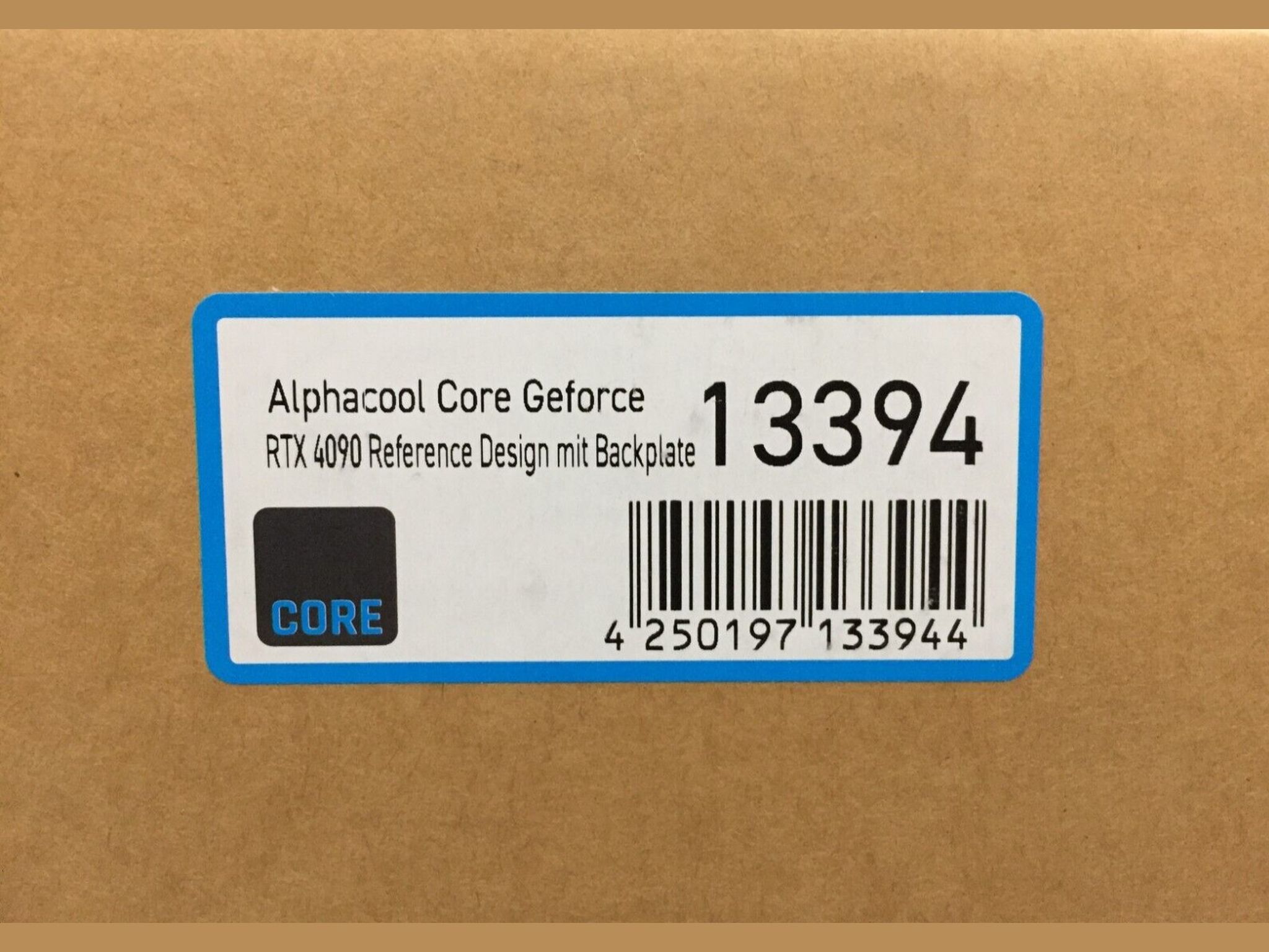 Alphacool Core RTX 4090 Reference GPU Water Block w/ Backplate 13394