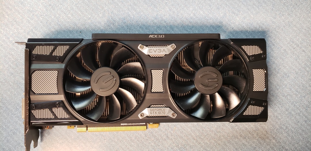 EVGA GTX 1070 SC graphics card. | Jawa