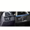 Carbon Fiber Headlight Control Decorative Sticker for BMW 3 Series (2013-2017)