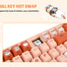 Colorful Gameow Mechanical Gaming Keyboard, Thermal Sublimation PBT Key Cap With Vibrant Cute Design