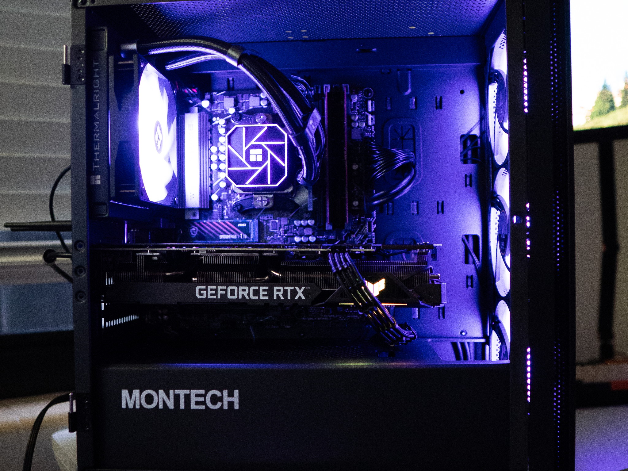 ⚪🟣 | RYZEN 5 7500F | RTX 3060 OC 12GB | 16GB DDR5 RAM | 1TB NVME SSD | Amethyst Achiever 2.0