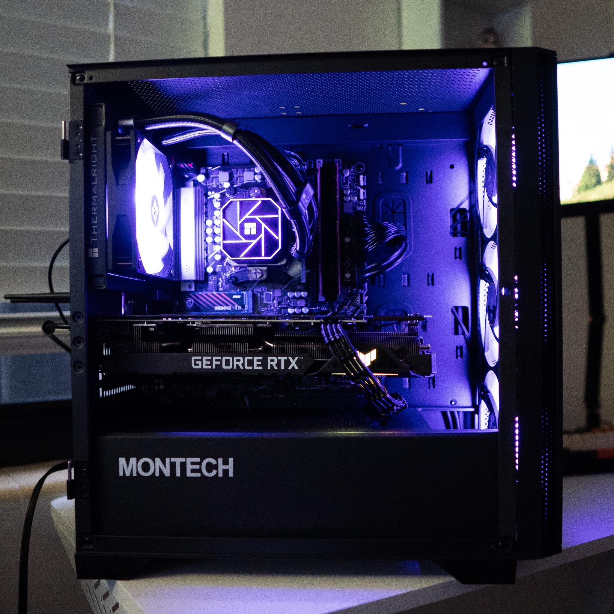 ⚪🟣 | RYZEN 5 7500F | RTX 3060 OC 12GB | 16GB DDR5 RAM | 1TB NVME SSD | Amethyst Achiever 2.0