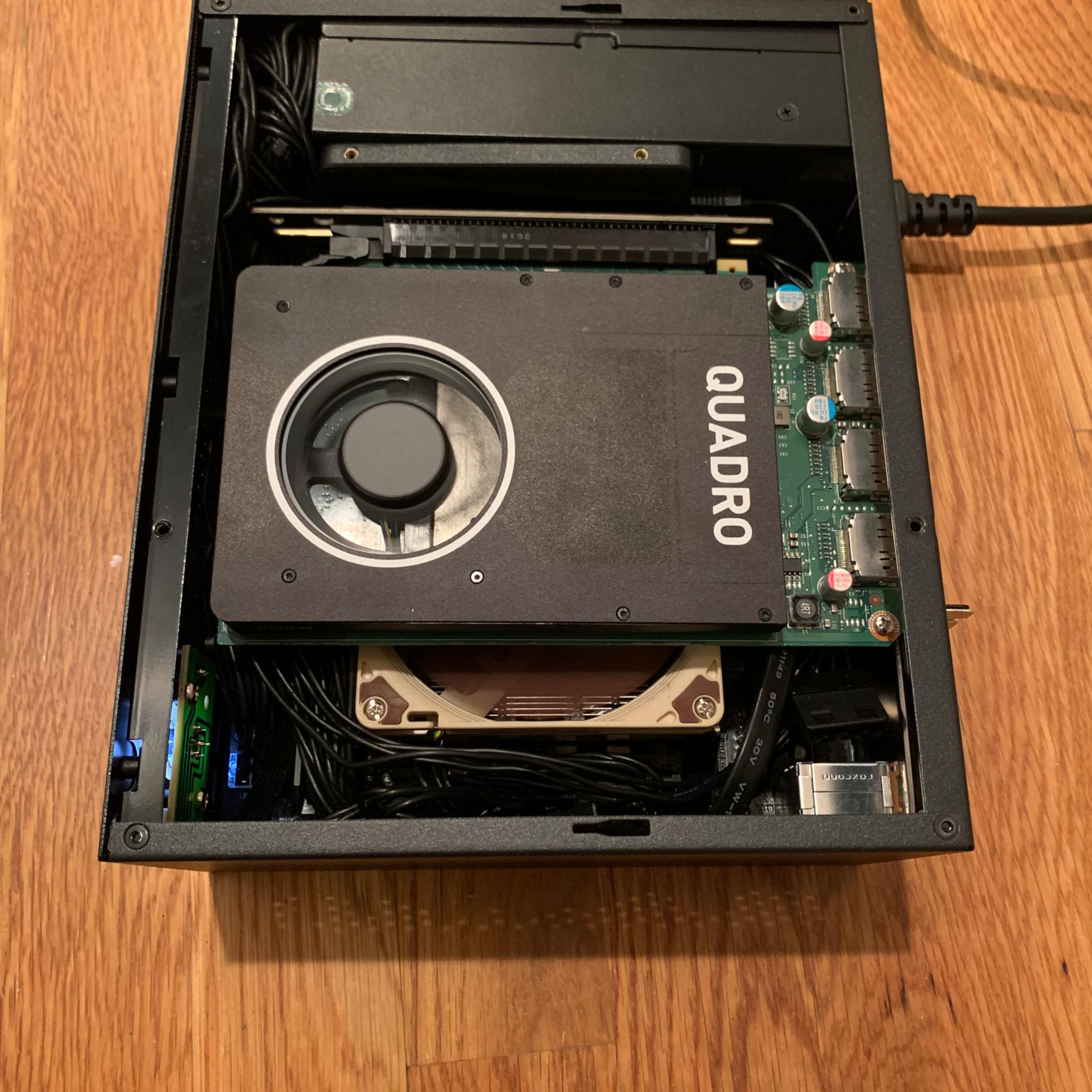 i5 7600T M2000 QUADRO 4GB MINI GAMING PC 16GB DDR4 RAM 500GB SSD WINDOWS 10 INSTALLED AND ACTIVATED