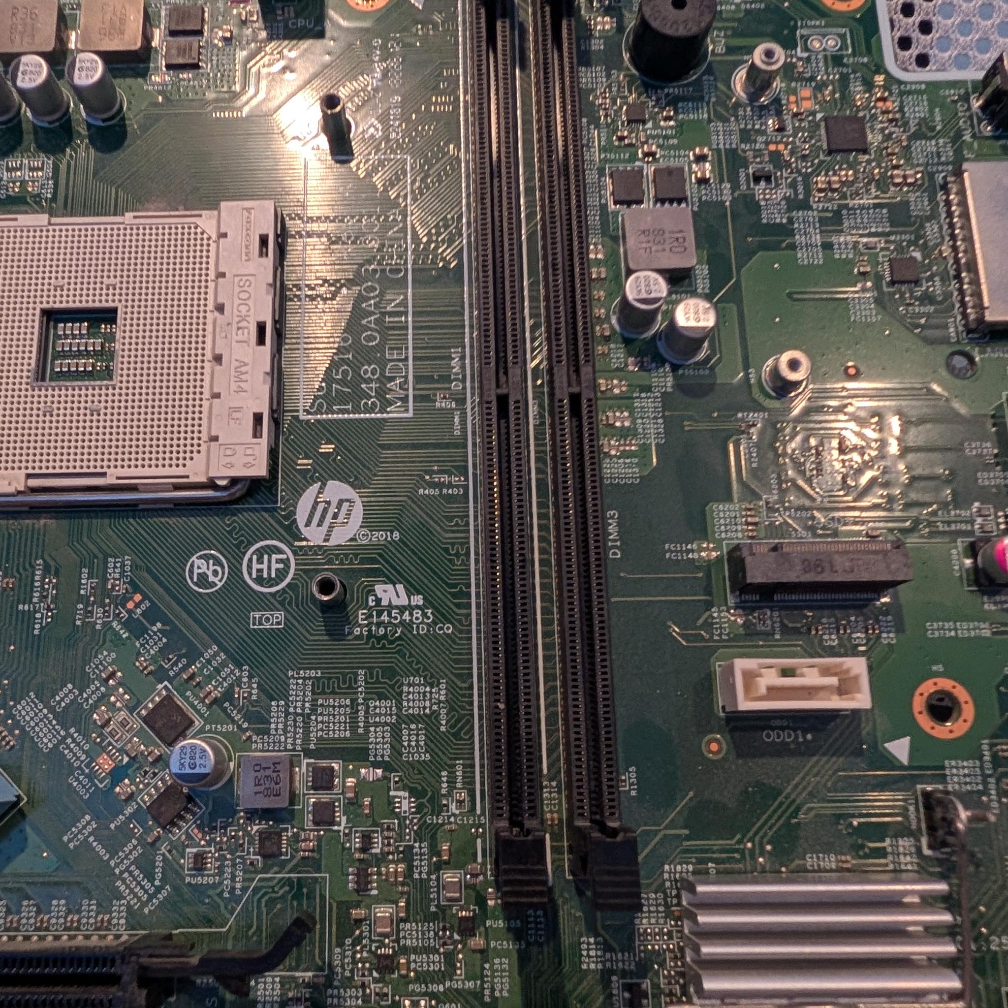 HP AM4 motherboard