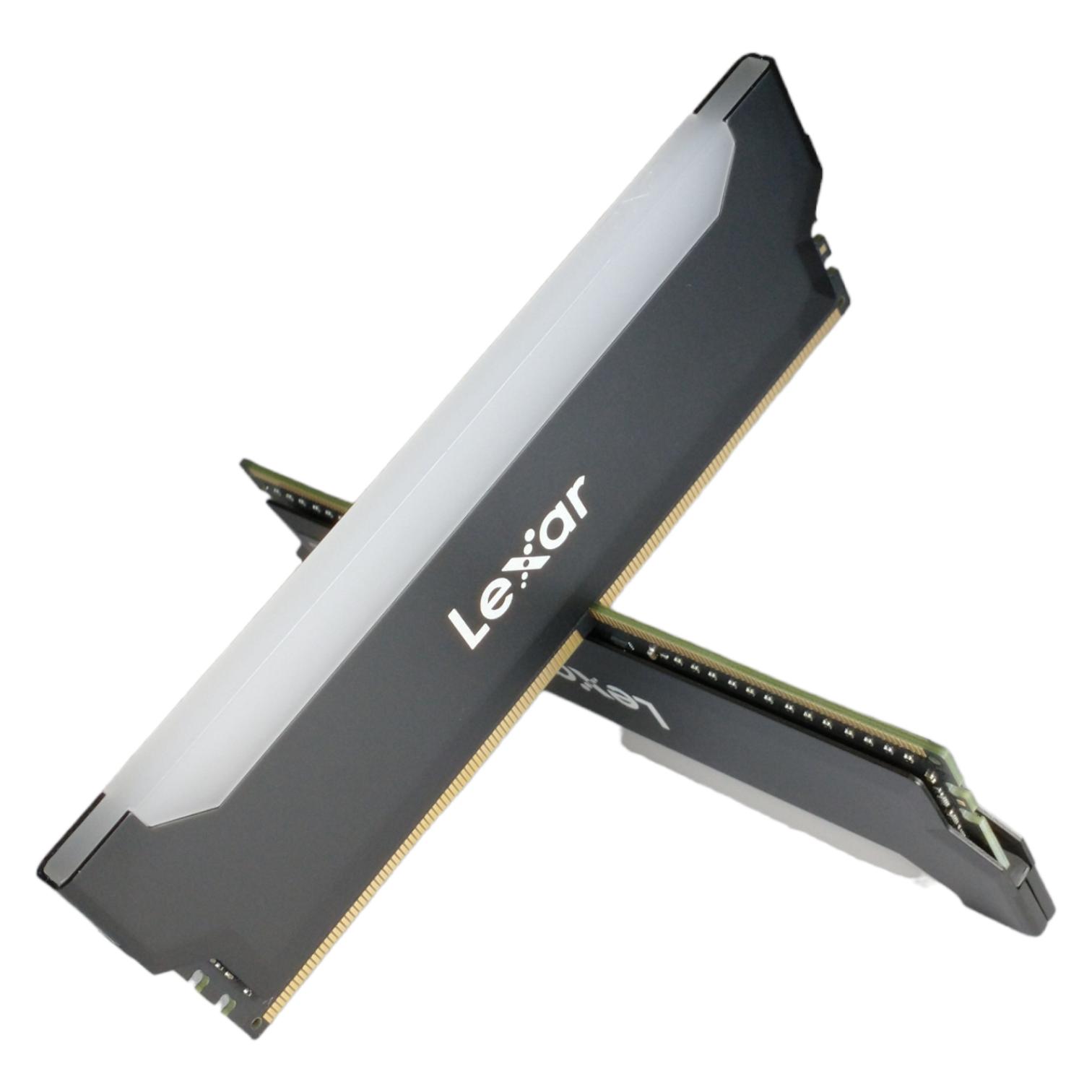 Lexar 16GB Kit (2x8GB) 3600MHz CL18 RAM RGB LED Lighting Desktop Gaming DRAM DDR4