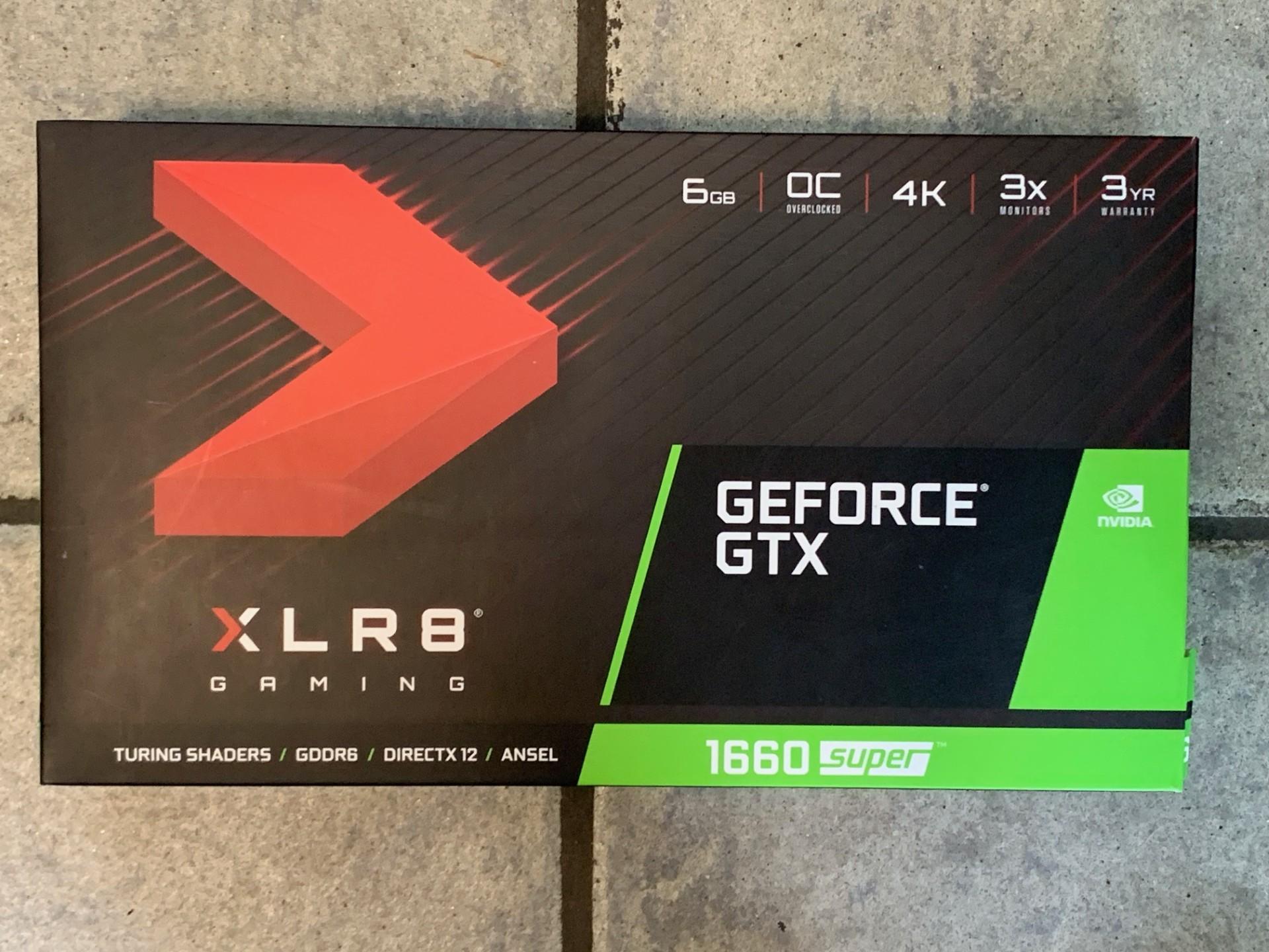 PNY GeForce GTX 1660 Super 6GB XLR8 Gaming. used