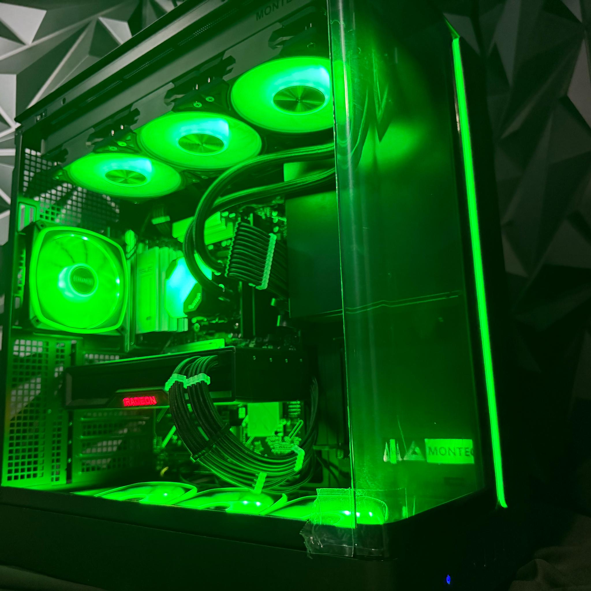 🌊🖤 BLACK OCEAN 🖤🌊Ryzen 7 7700X| RX 6950XT| 32 GB DDR5| 1.5 TB NVMe| 850W PSU