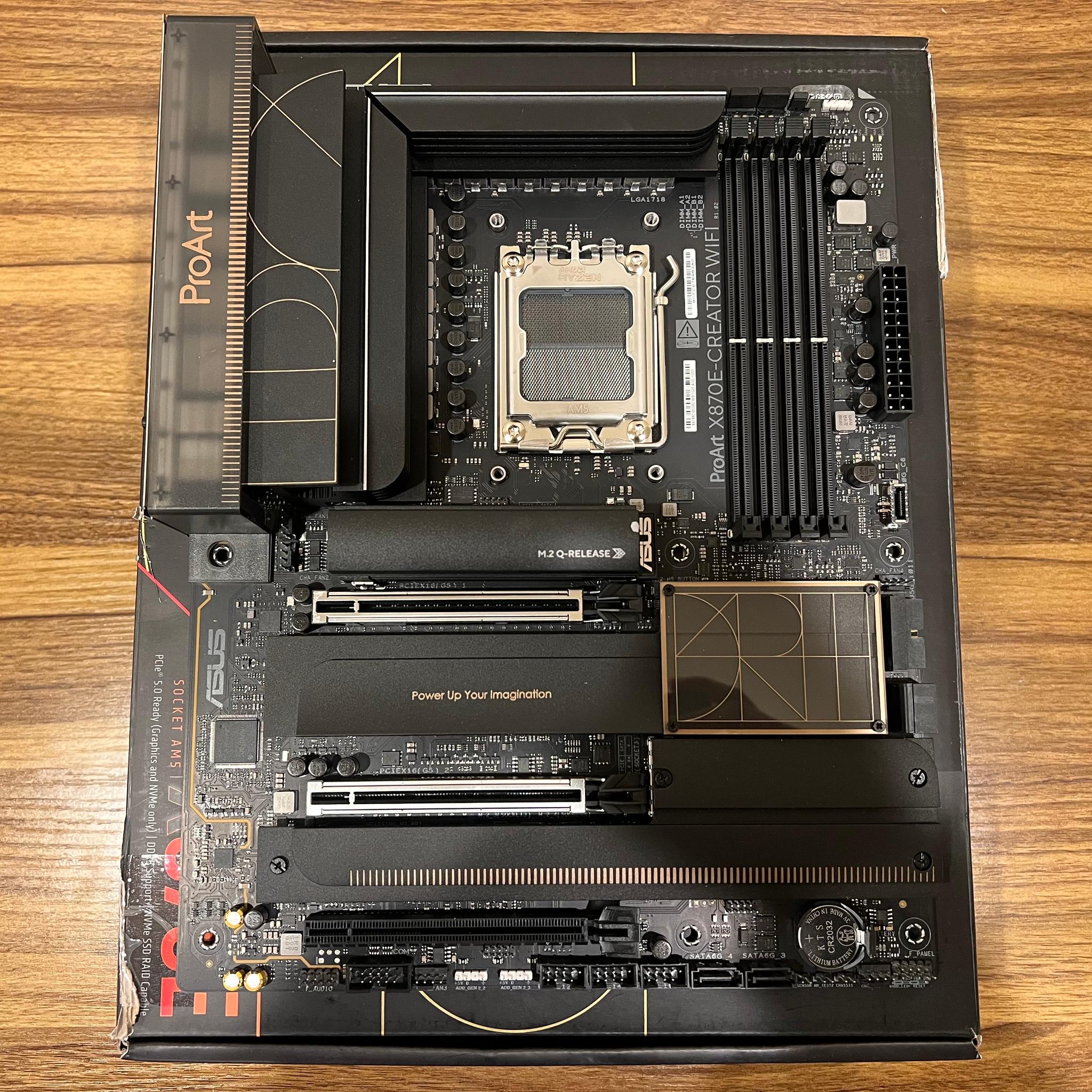 ASUS ProArt X870E-CREATOR WiFi AMD AM5 X870E ATX Motherboard PCIe 5.0 x16