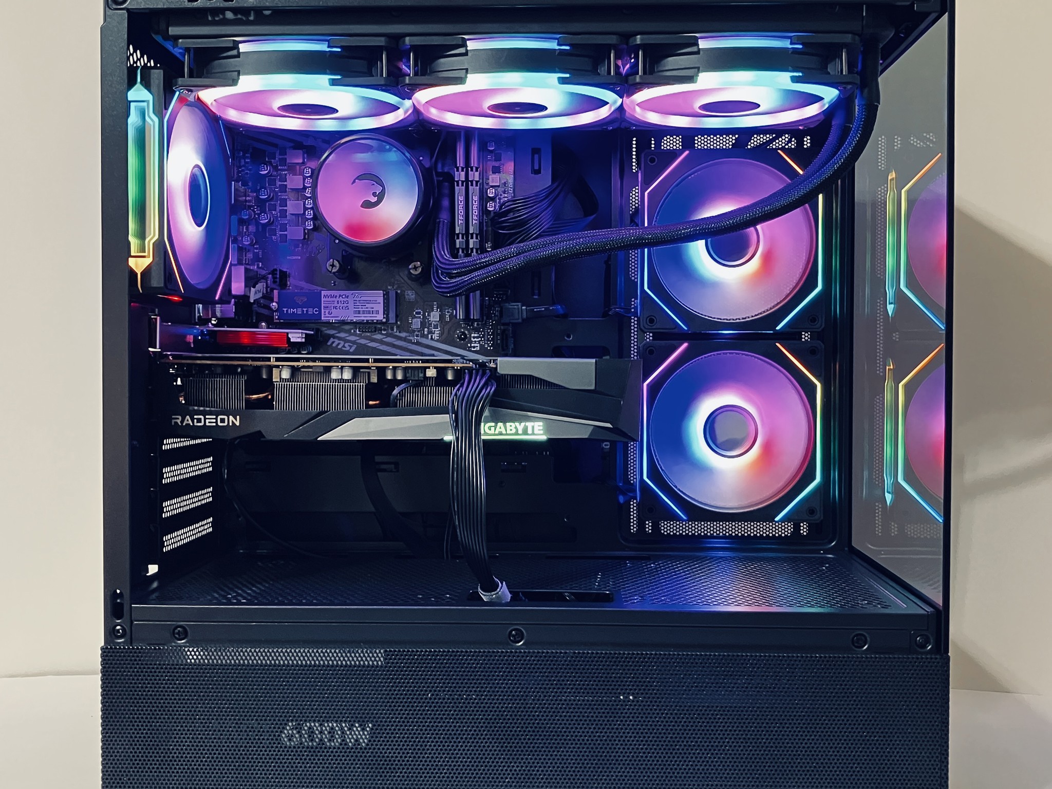 ⚡Best Value Liquid Cooled Gaming PC - RX 7600 8GB ● Ryzen 5 5500 ● 16GB RAM ● 1TB SSD ● Wi-Fi