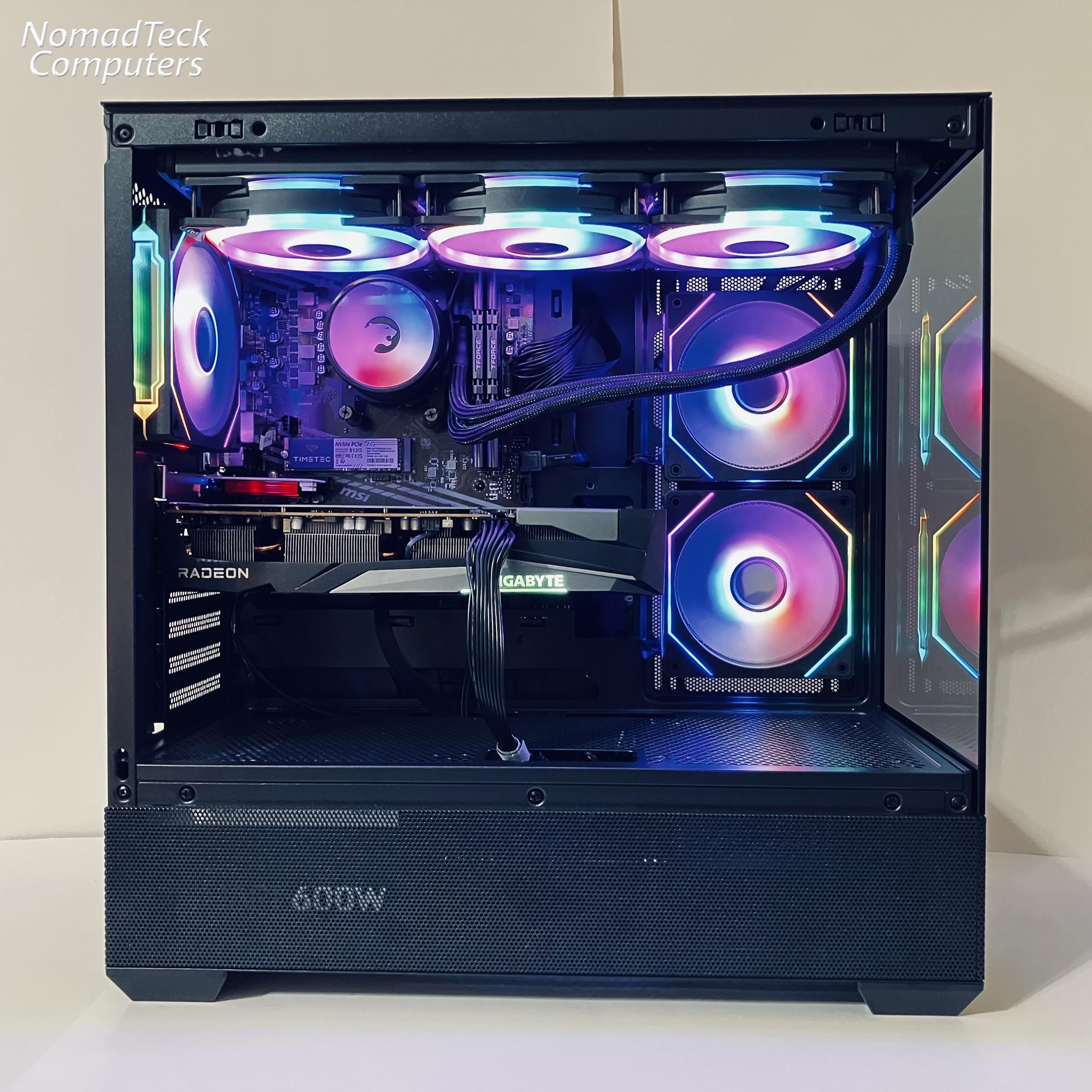 ⚡Best Value Liquid Cooled Gaming PC - RX 7600 8GB ● Ryzen 5 5500 ● 16GB RAM ● 1TB SSD ● Wi-Fi