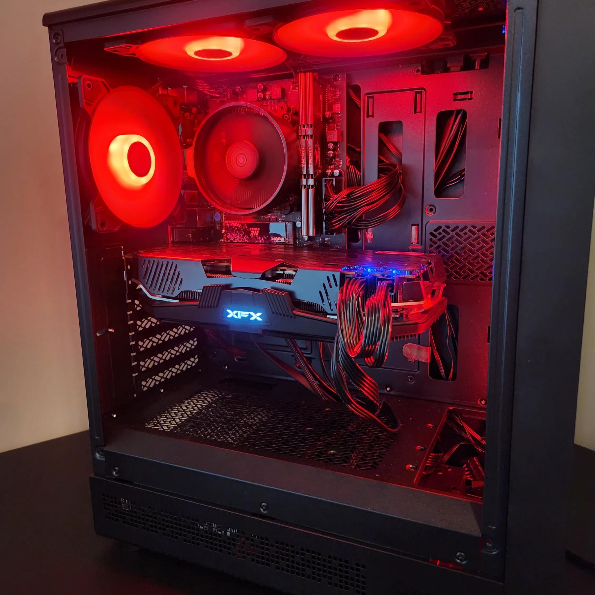 Custom 1080p Gaming PC | Ryzen 5 5500 + RX 5700XT + 16GB DDR4 + 512GB NVMe | Plug & Play Ready!