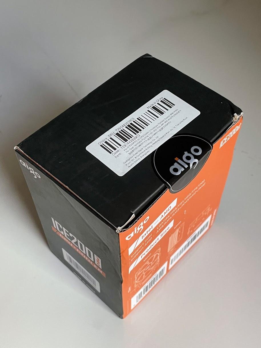 BNIB Aigo ICE200PRO 2 Heatpipes CPU Air Cooler 3PIN Fan w/ Intel 115X/1200/1700 AMD AM4/AM5 mounting