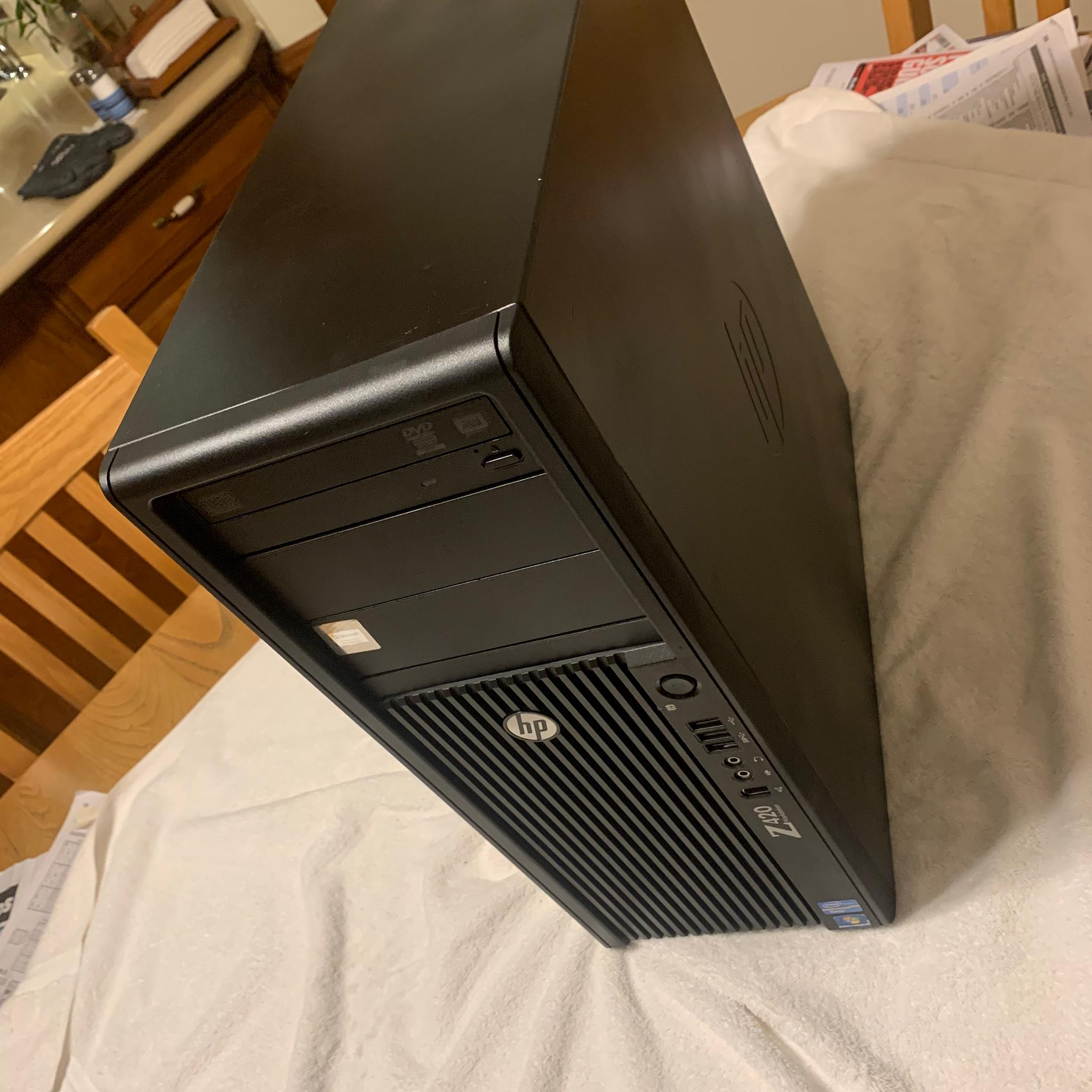 Upgraded HP Z420, Xeon E5-1660, AMD RX 5600XT, 32gb RAM