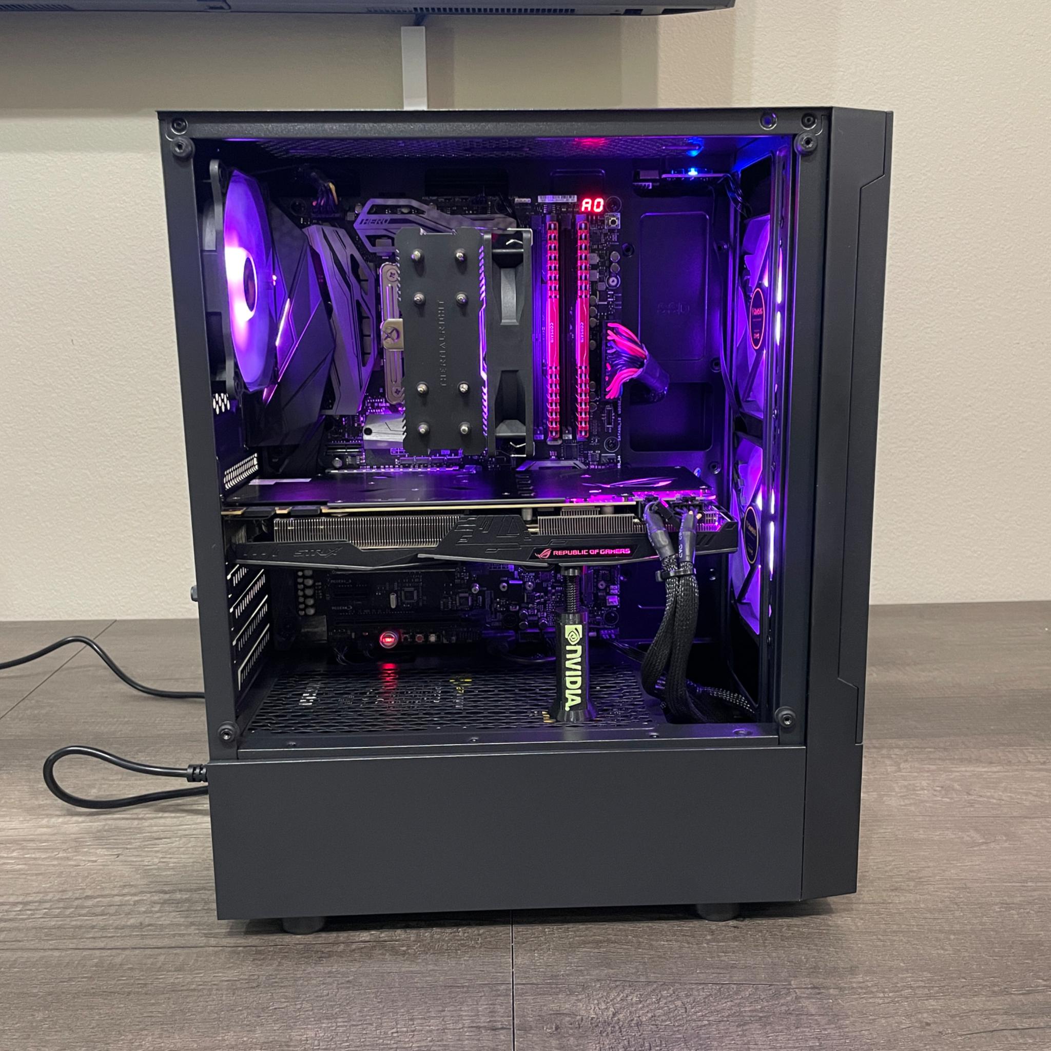 Custom Budget Gaming PC / Intel i7 8700K / GTX 1080 / 16GB / 1TB / Windows 11 Pro