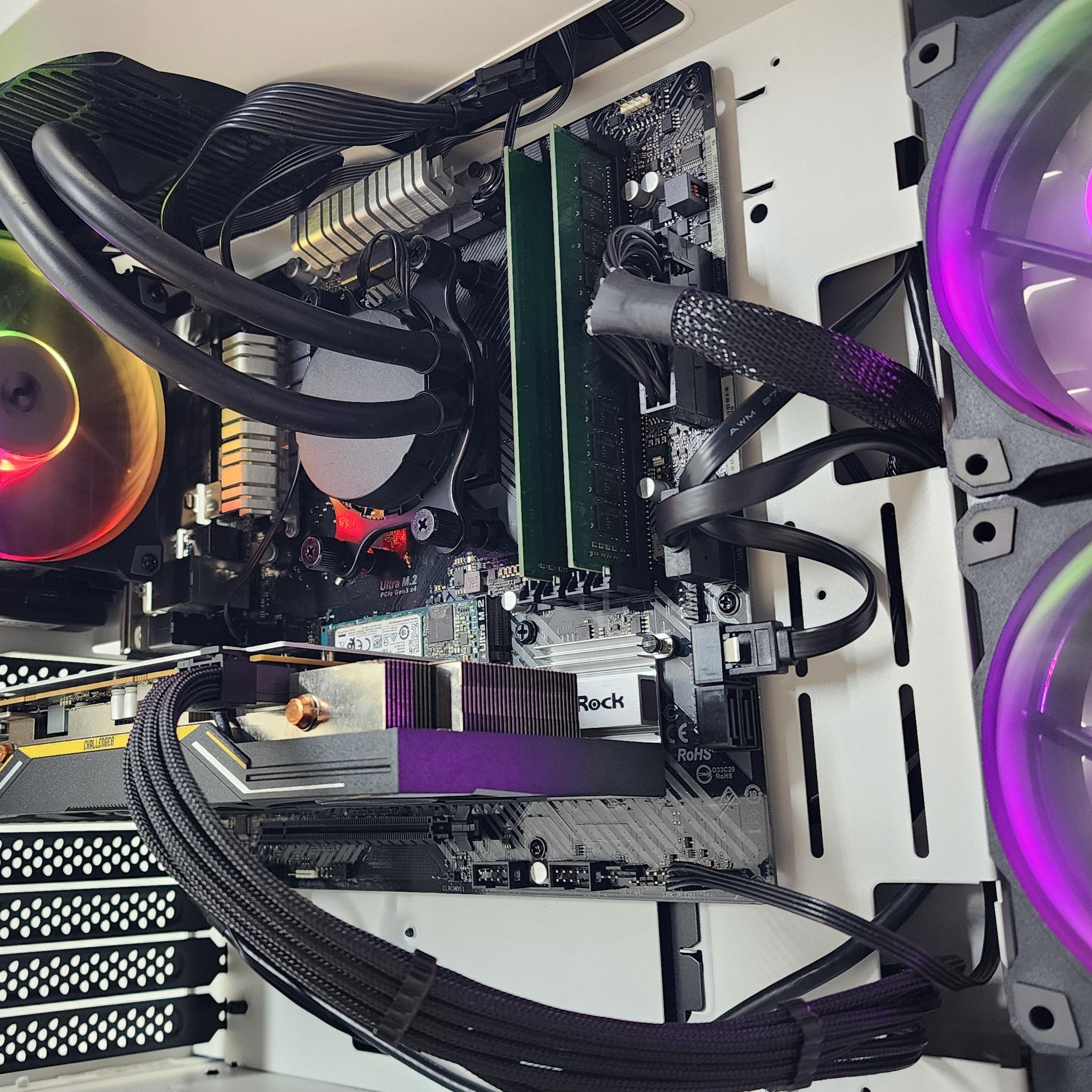 Gaming PC Ryzen 5 3600 16GB RAM 256GB SSD 1TB RX 5500 XT 4GB Windows 11 Computer