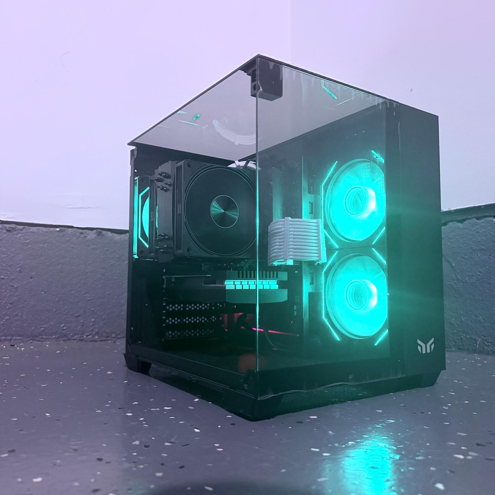 ⚫️"Neon Eclipse"🌈 | 1080p Gaming | RTX 3050 | Ryzen 5 2600 | 16GB Ram | 1TB SSD | Free Shipping