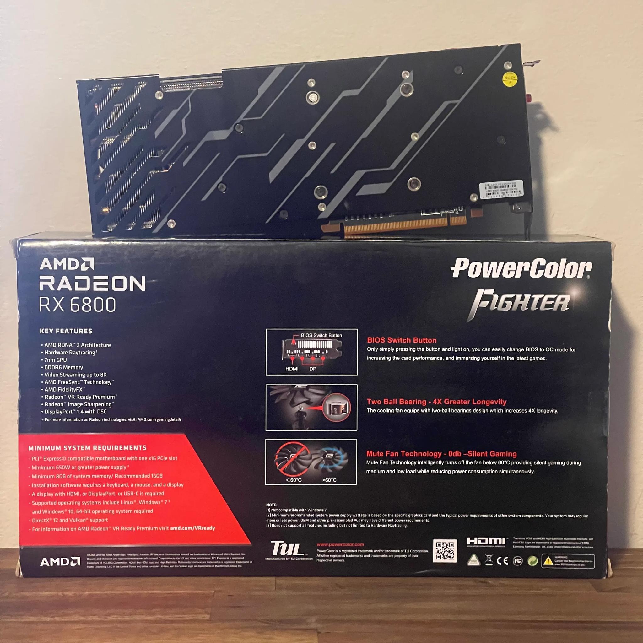 PowerColor Fighter AMD Radeon RX 6800 16G