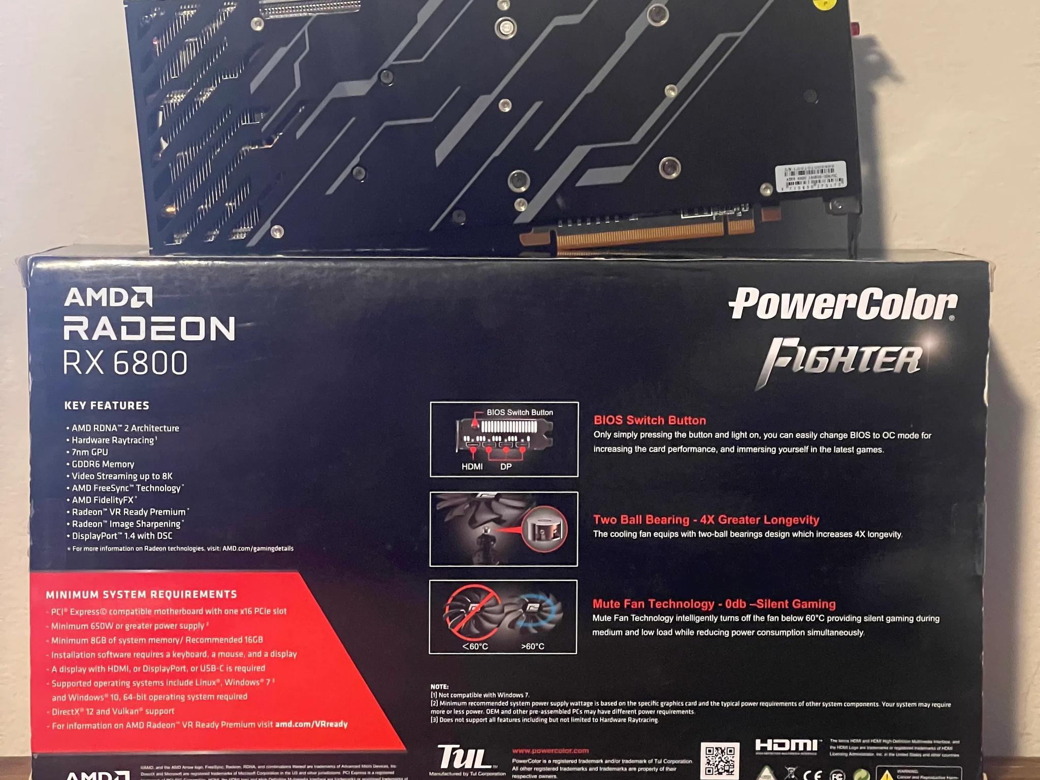 PowerColor Fighter AMD Radeon RX 6800 16G