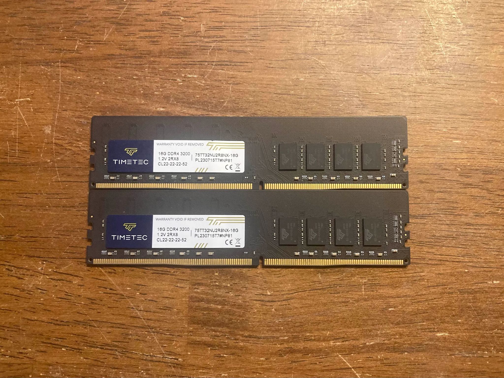 2x16GB TIMETEC PREMIUM DDR4 3200MHz CL22