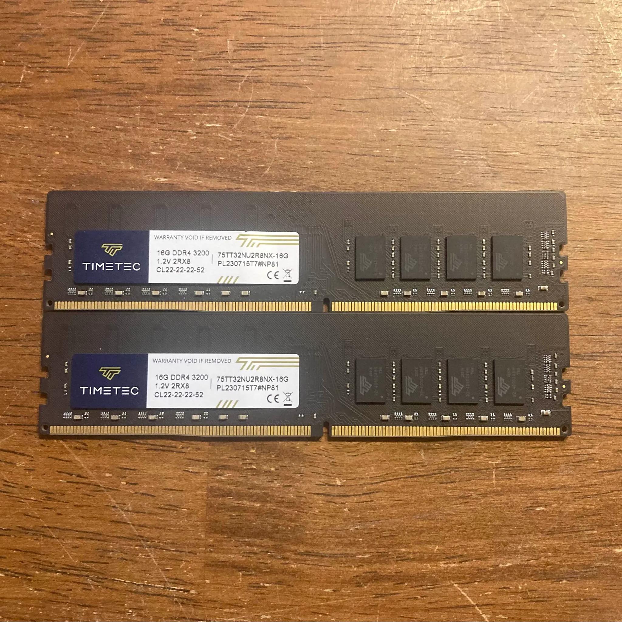 2x16GB TIMETEC PREMIUM DDR4 3200MHz CL22