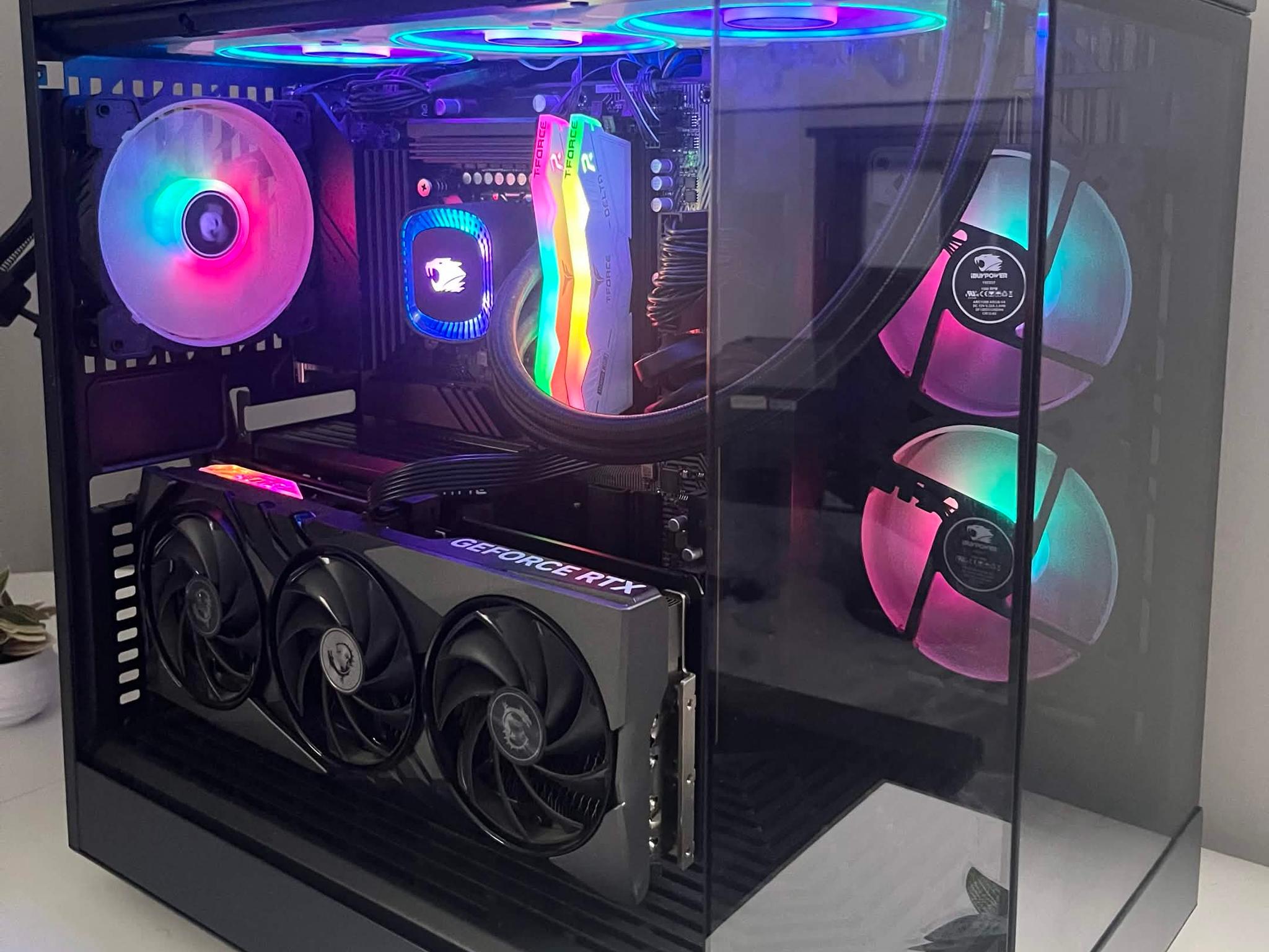 🖥️ RTX 4070 ti | i9 14900k | 32gb DDR5 | 1tb Gen 4 NVMe | Water Cooled Black Gaming PC