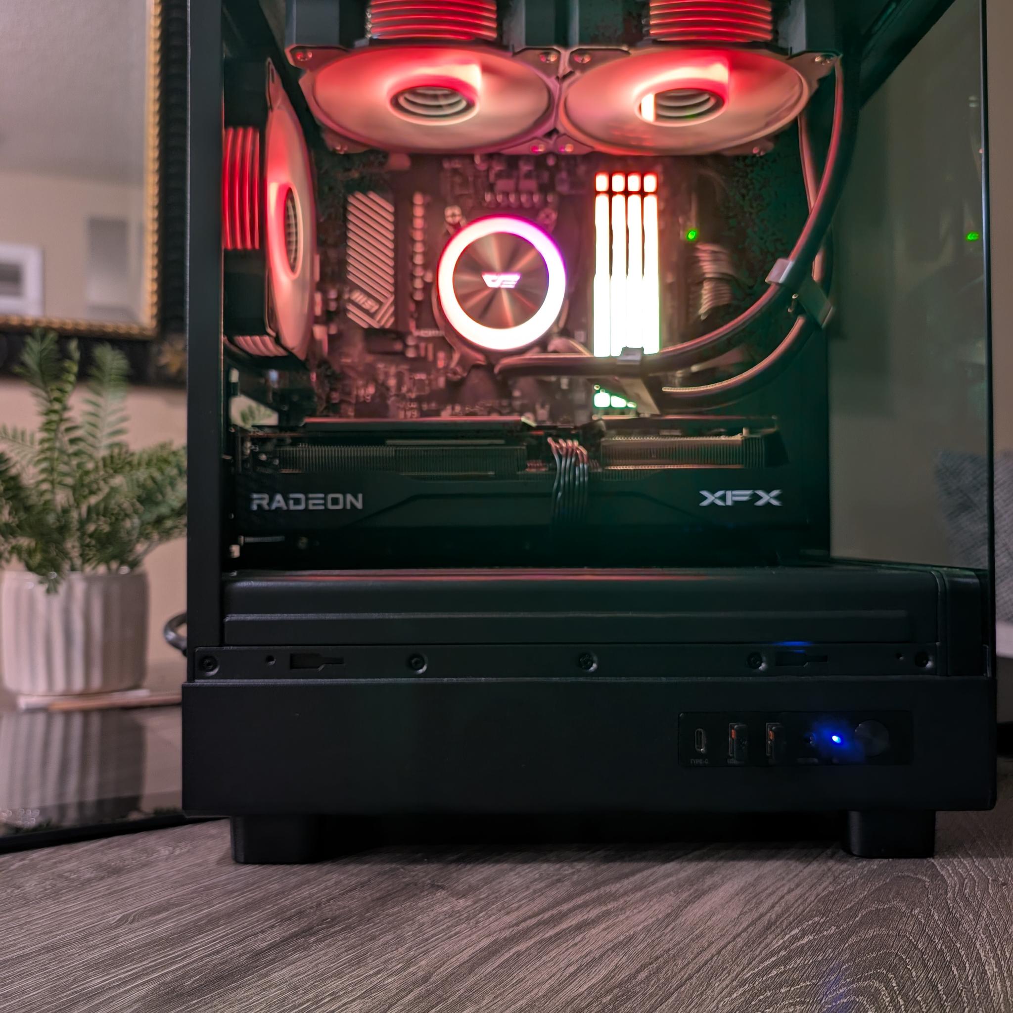⚡ DarkFlash AM5 Build ⚡9060 XT 16GB | 9600x | 32 GB DDR5 6000Mhz CL30| 1 TB | 750w PSU