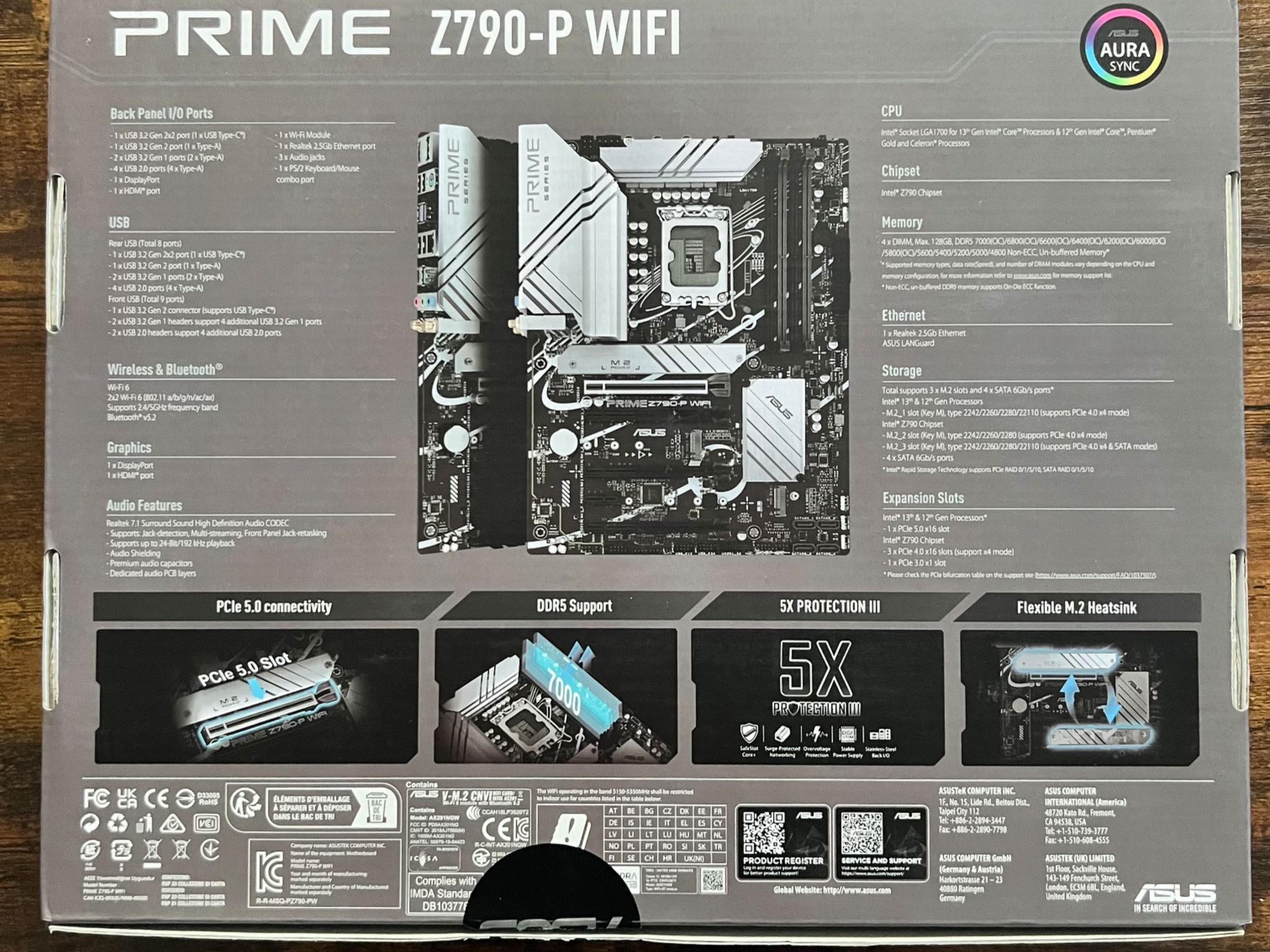 ASUS Z790-P | Intel Core i5-12600KF | 32GB DDR5