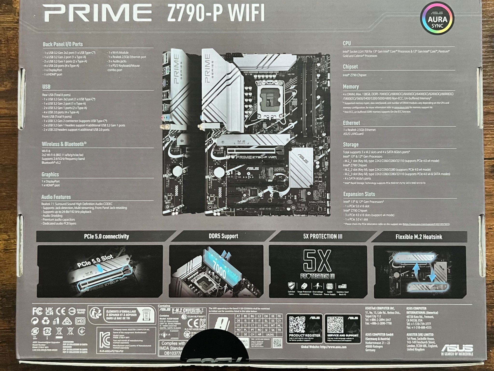 ASUS Z790-P | Intel Core i5-12600KF | 32GB DDR5