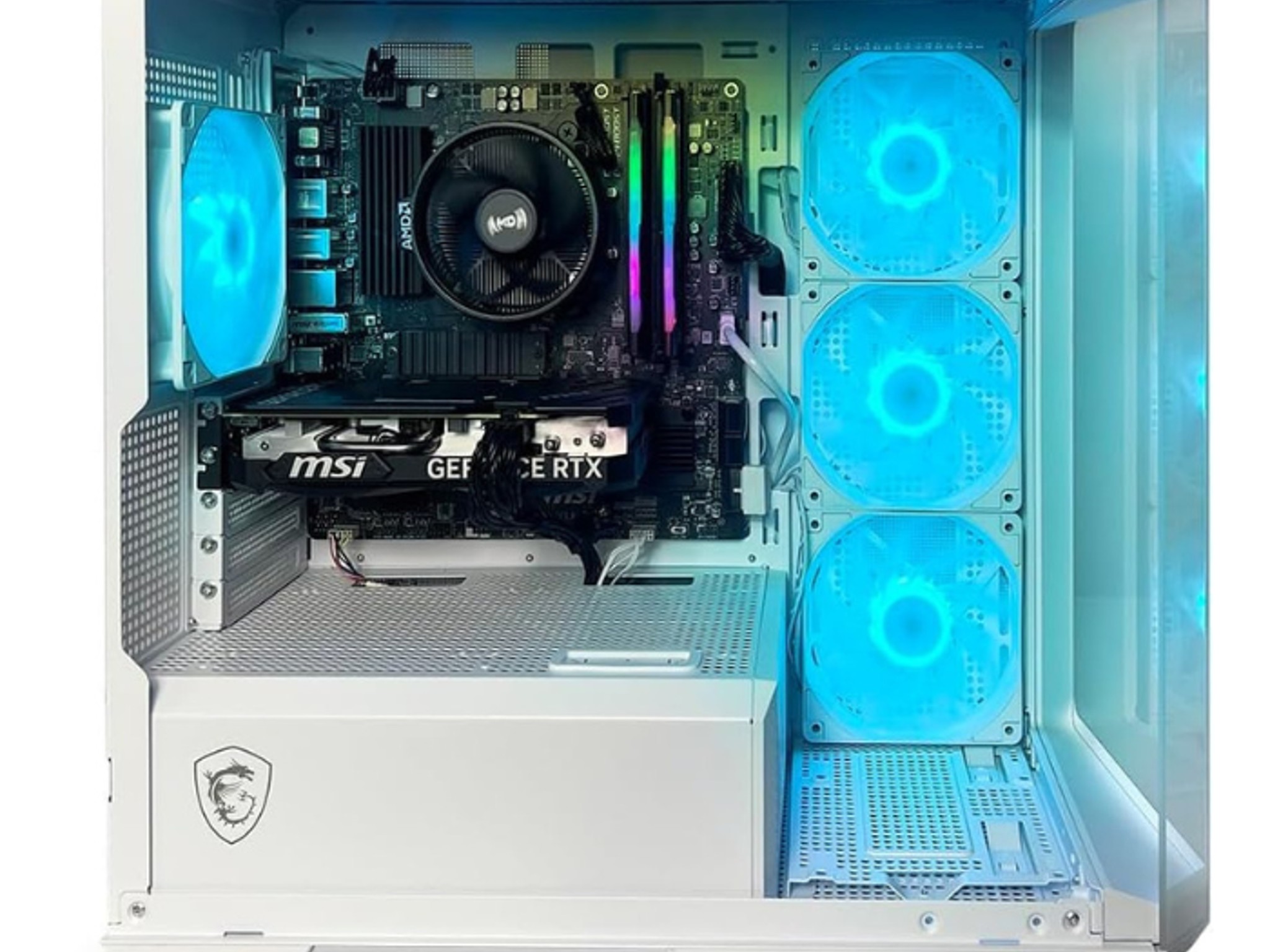 Pc Desktop Ryzen 7 5800X 16Gb 8 * 2 GB DDR4-3600 RGB SSD 1TB M.2 NVME RTX Geforce 3060