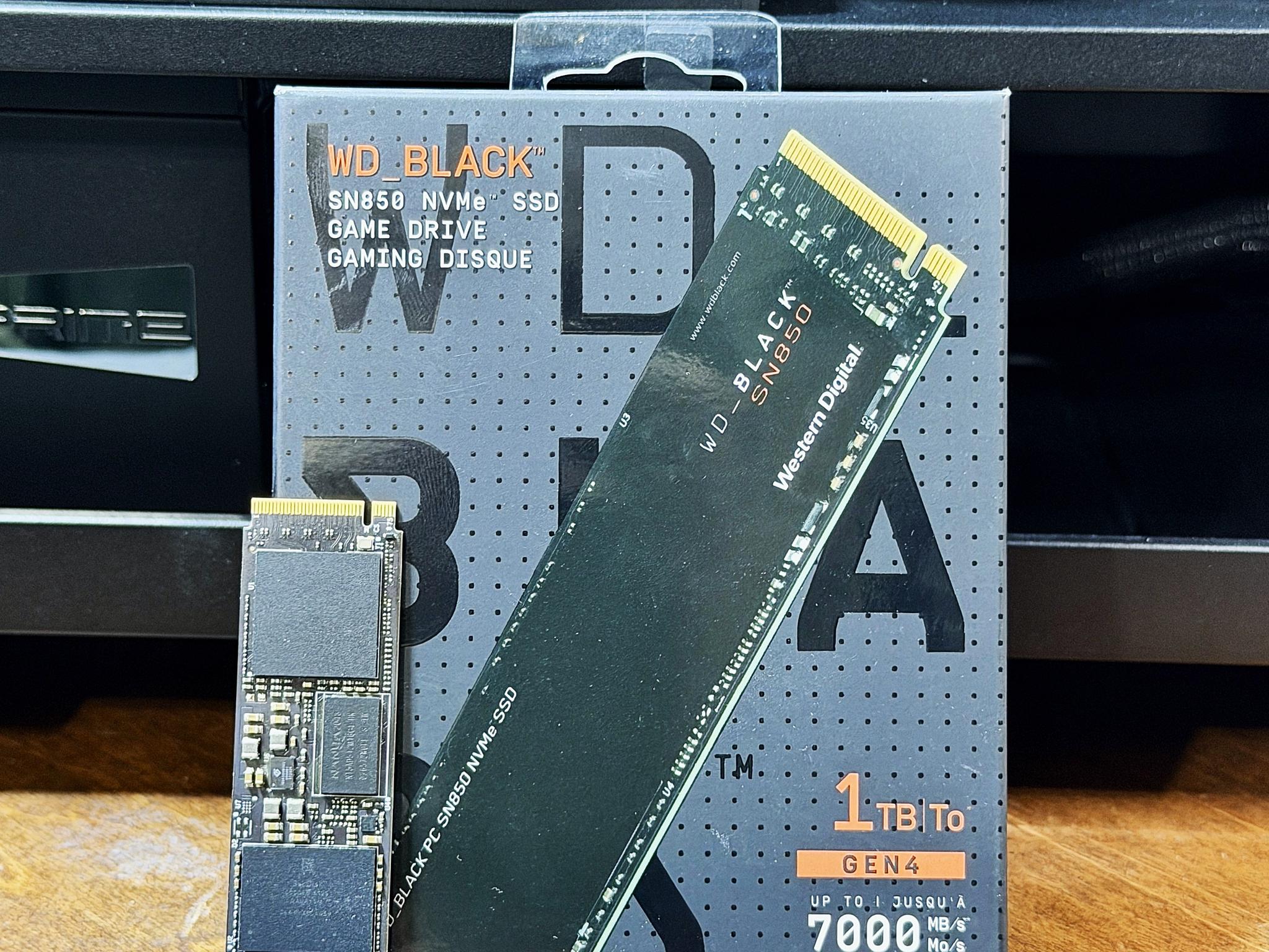WD_Black SN850 1TB Gen 4 NVMe - used, excellent condition