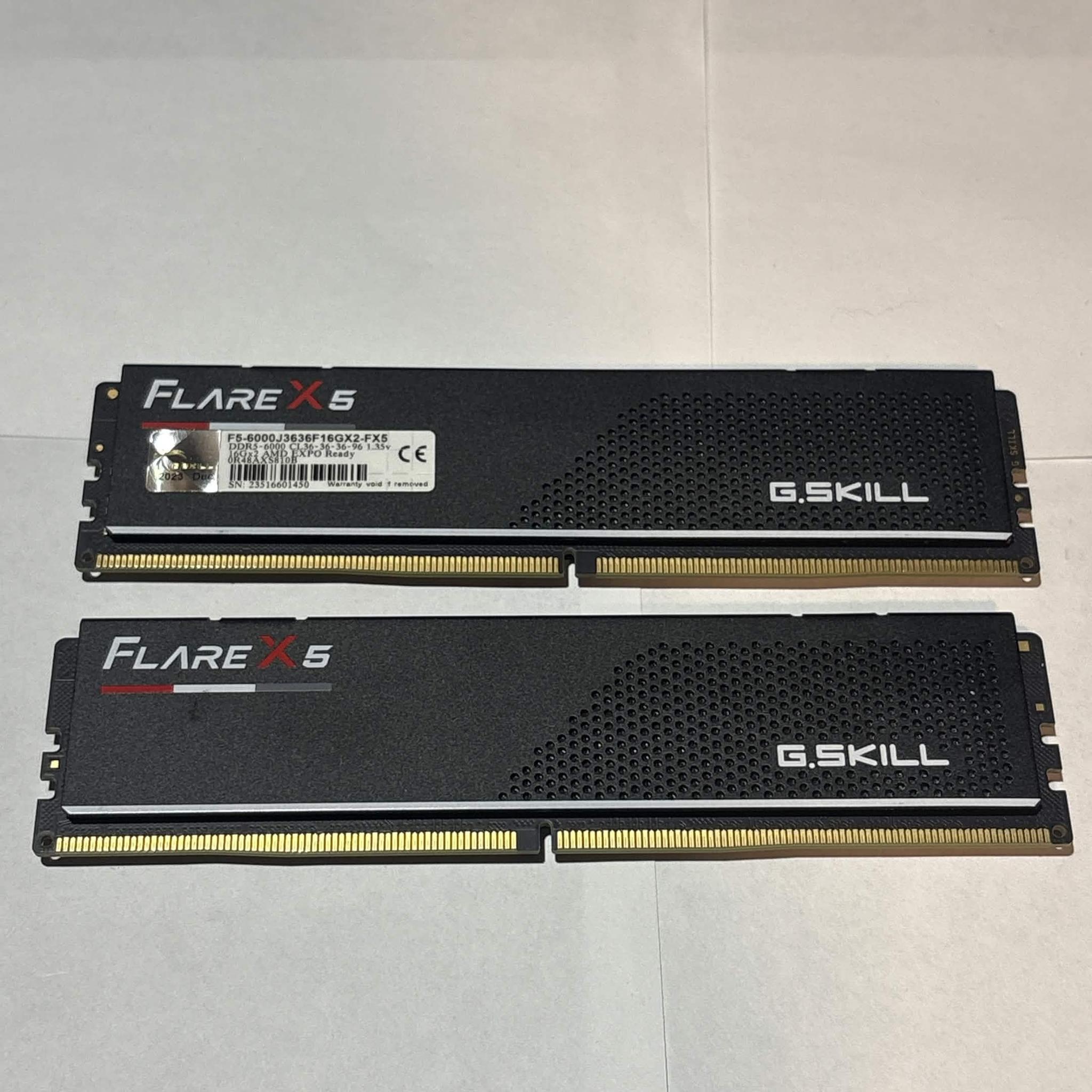 G.Skill Flare X5 32GB (2x16GB) DDR5 6000MHz CL36 EXPO