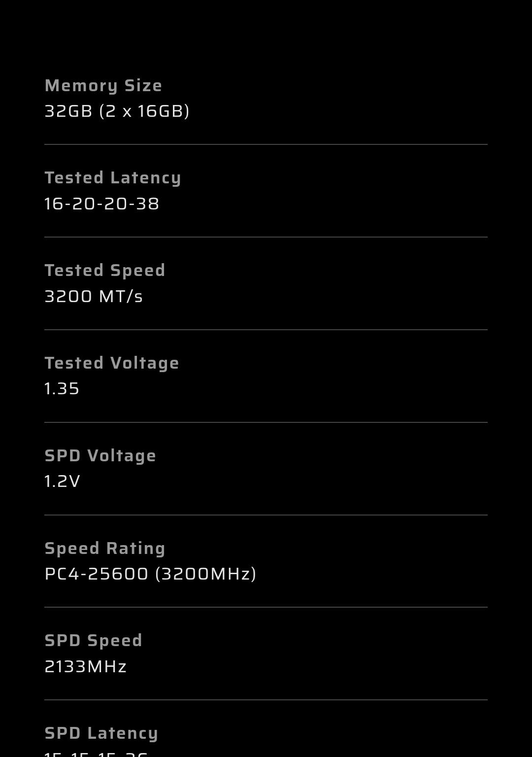 Corsair Vengeance LPX 32GB (2x16GB) DDR4 3200MHz C16