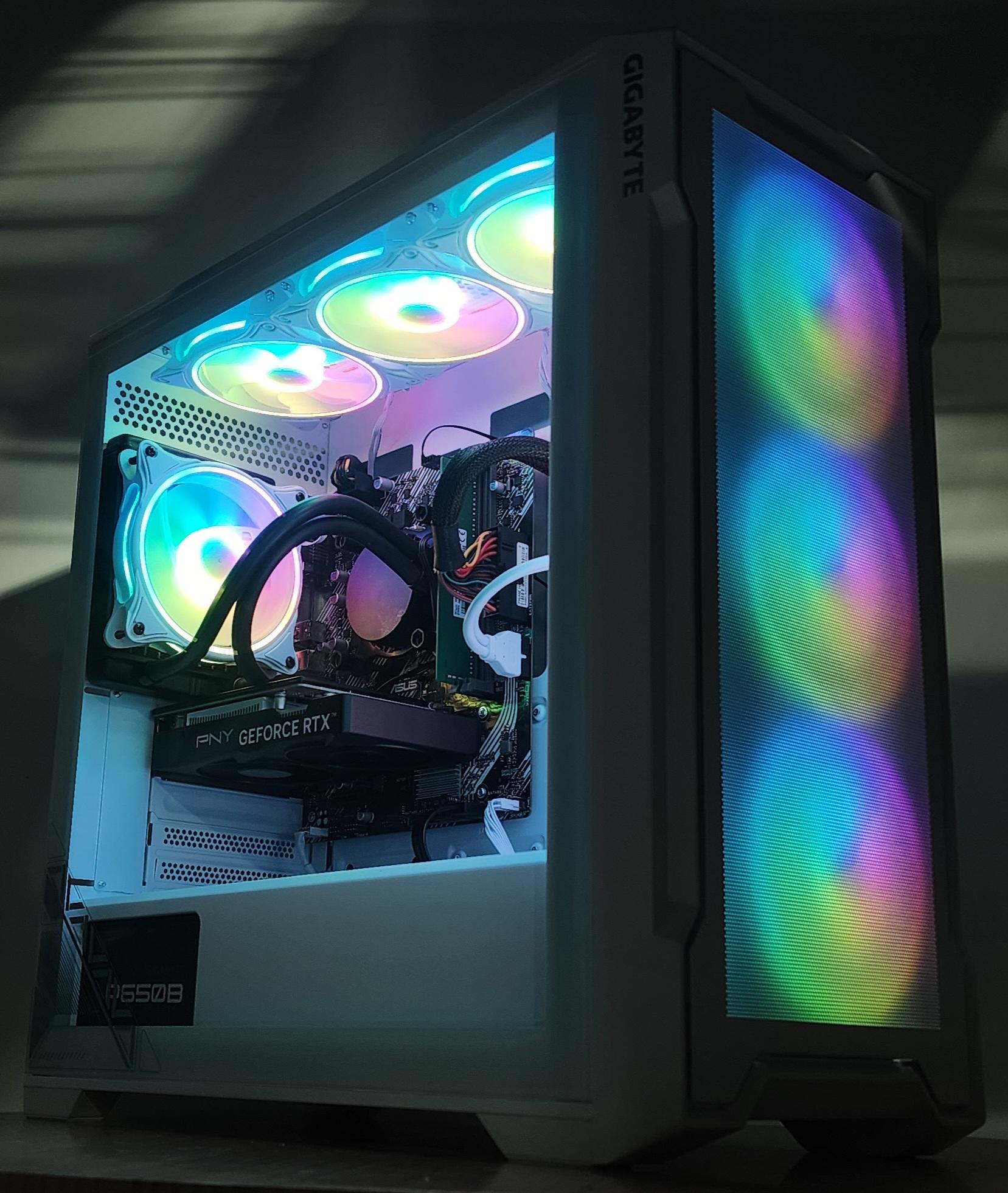 Gaming PC i5-10400F 8GB RAM 128GB SSD + 500GB HDD RTX 3050 6GB Win11 Computer