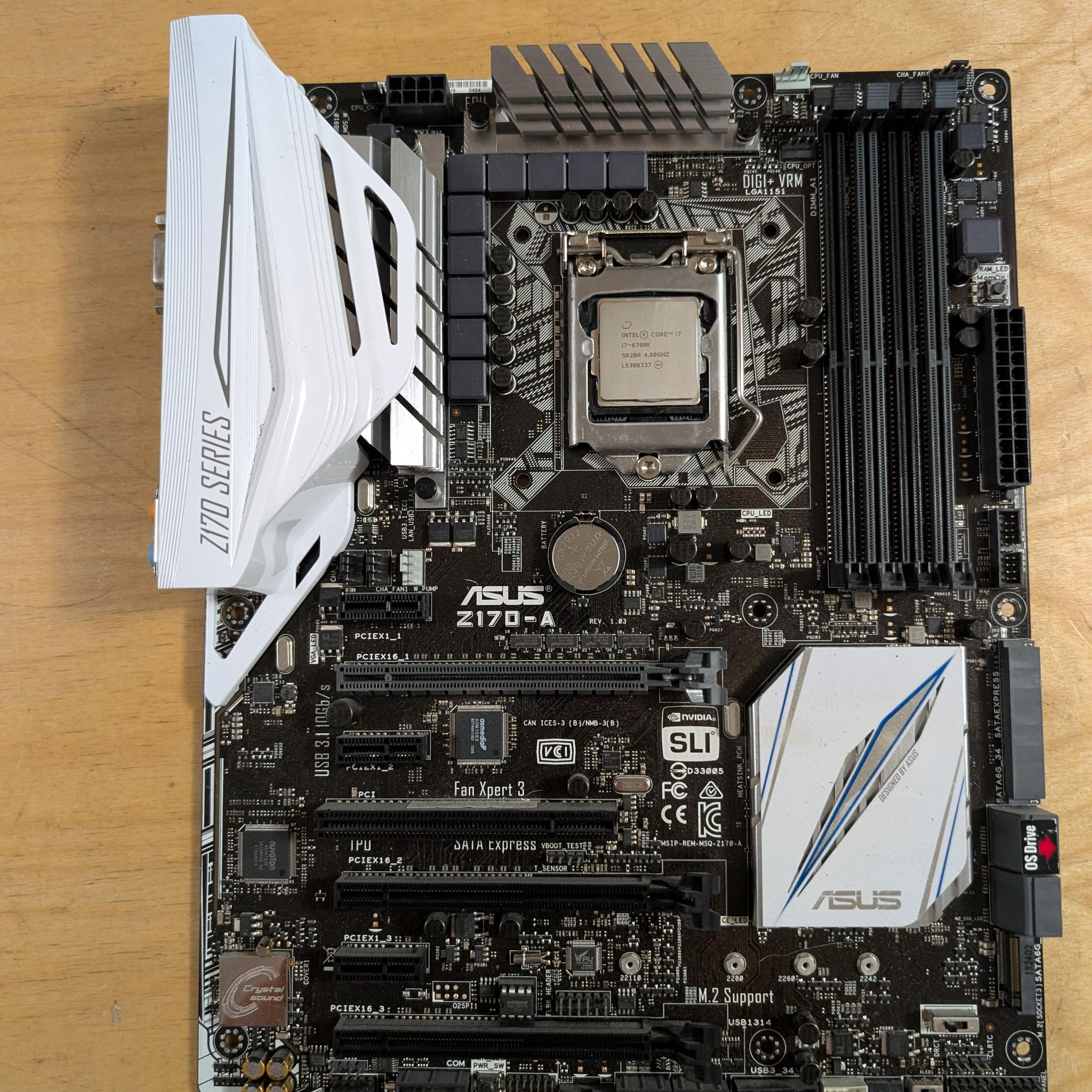 Asus Z170-A + Core i7 6700K