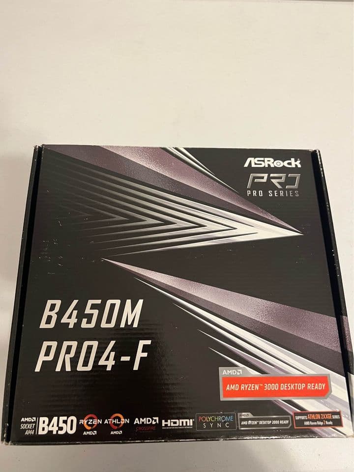 ASRock B450M PRO4-F AM4