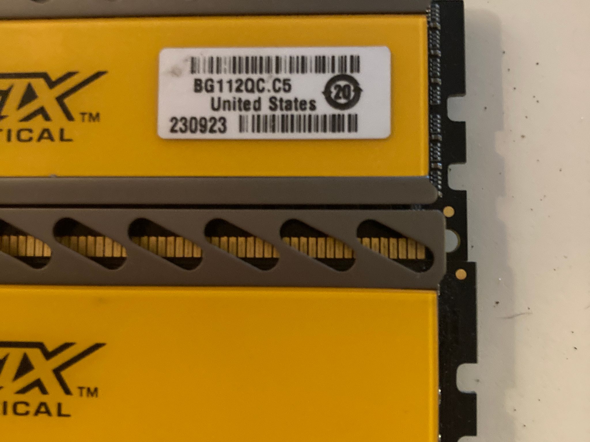 1866 mhz Crucial ballistix ddr3
