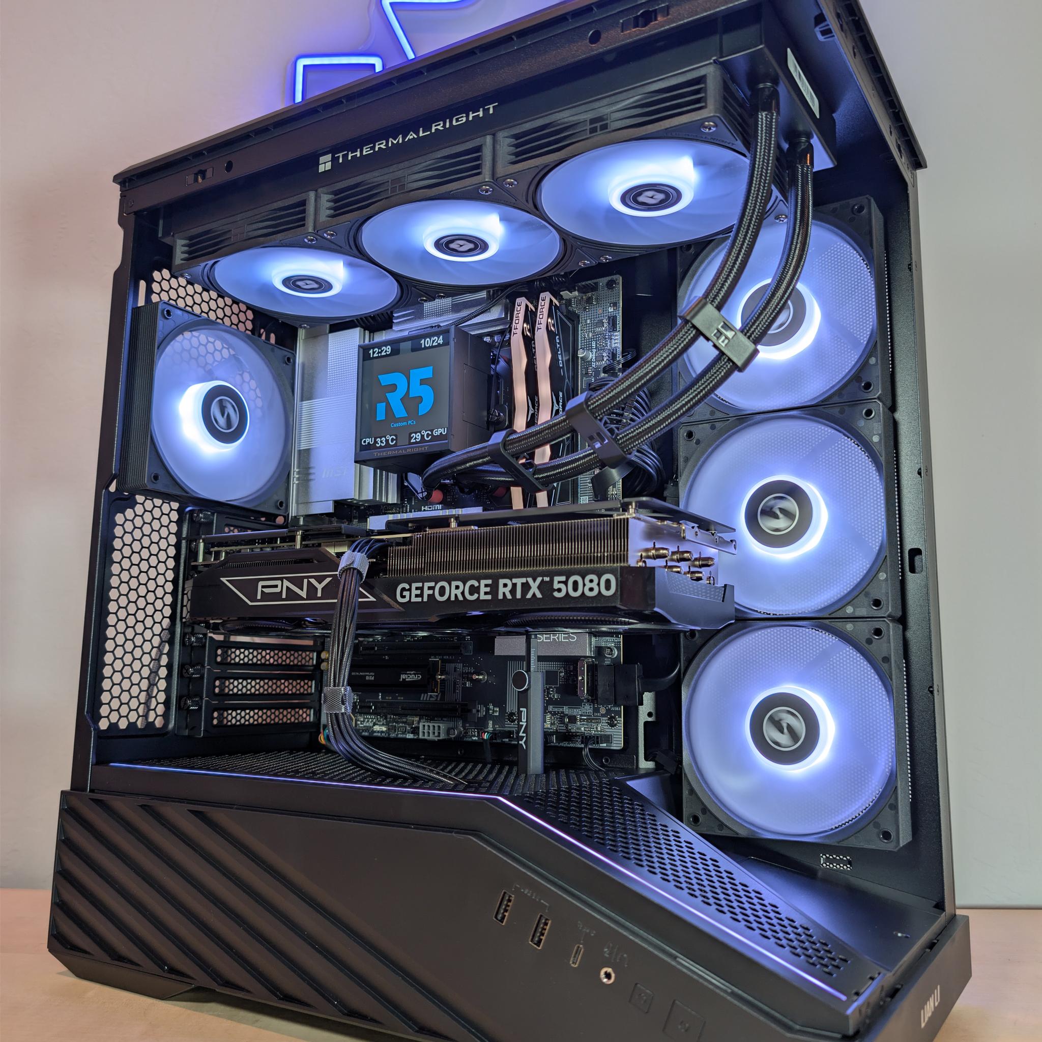 GeForce RTX 5080 Custom Gaming PC - Ryzen 7 9850X3D, 32GB RAM