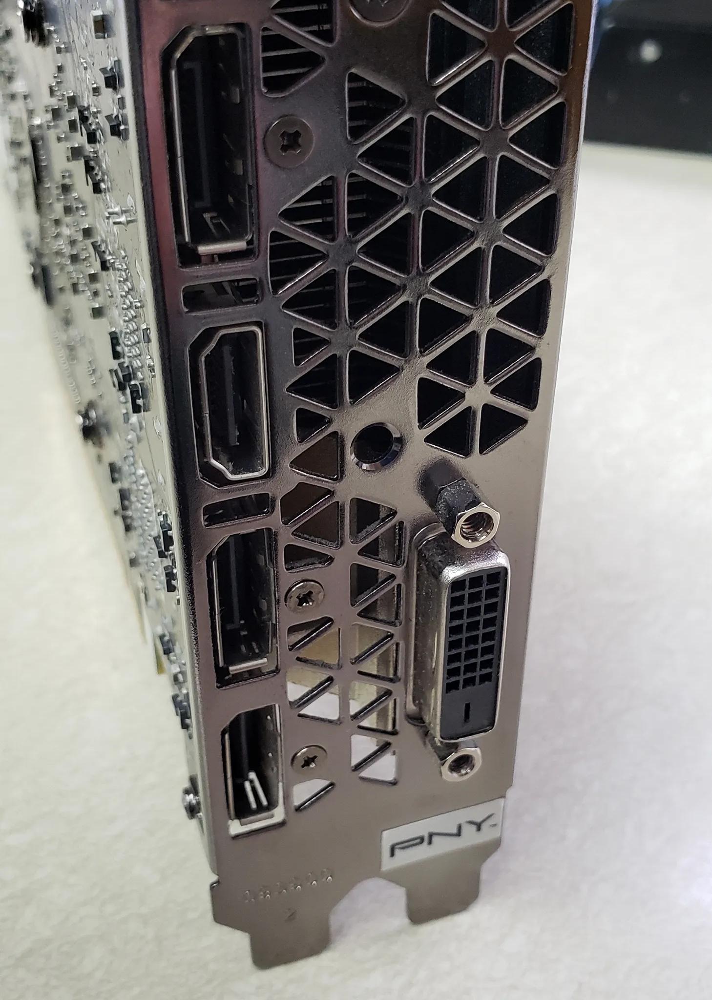 PNY GTX 1080 graphics card with 8gb gddr5X