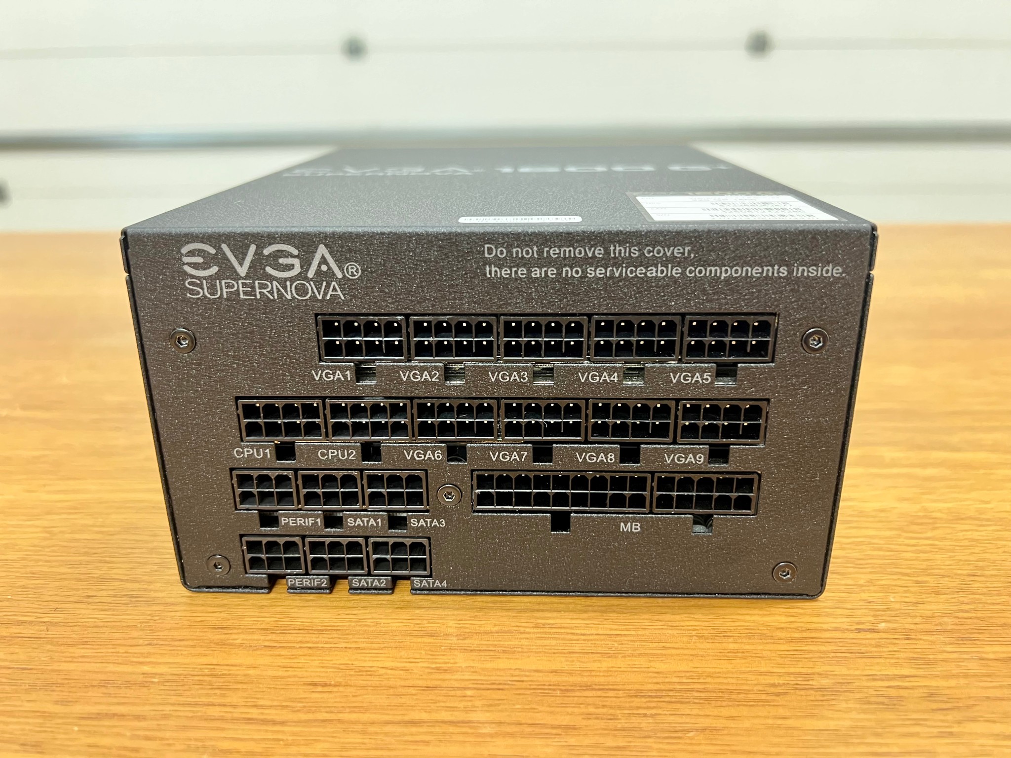 EVGA SuperNOVA 1600 G+, 80+ GOLD 1600W, Fully Modular Power Supply