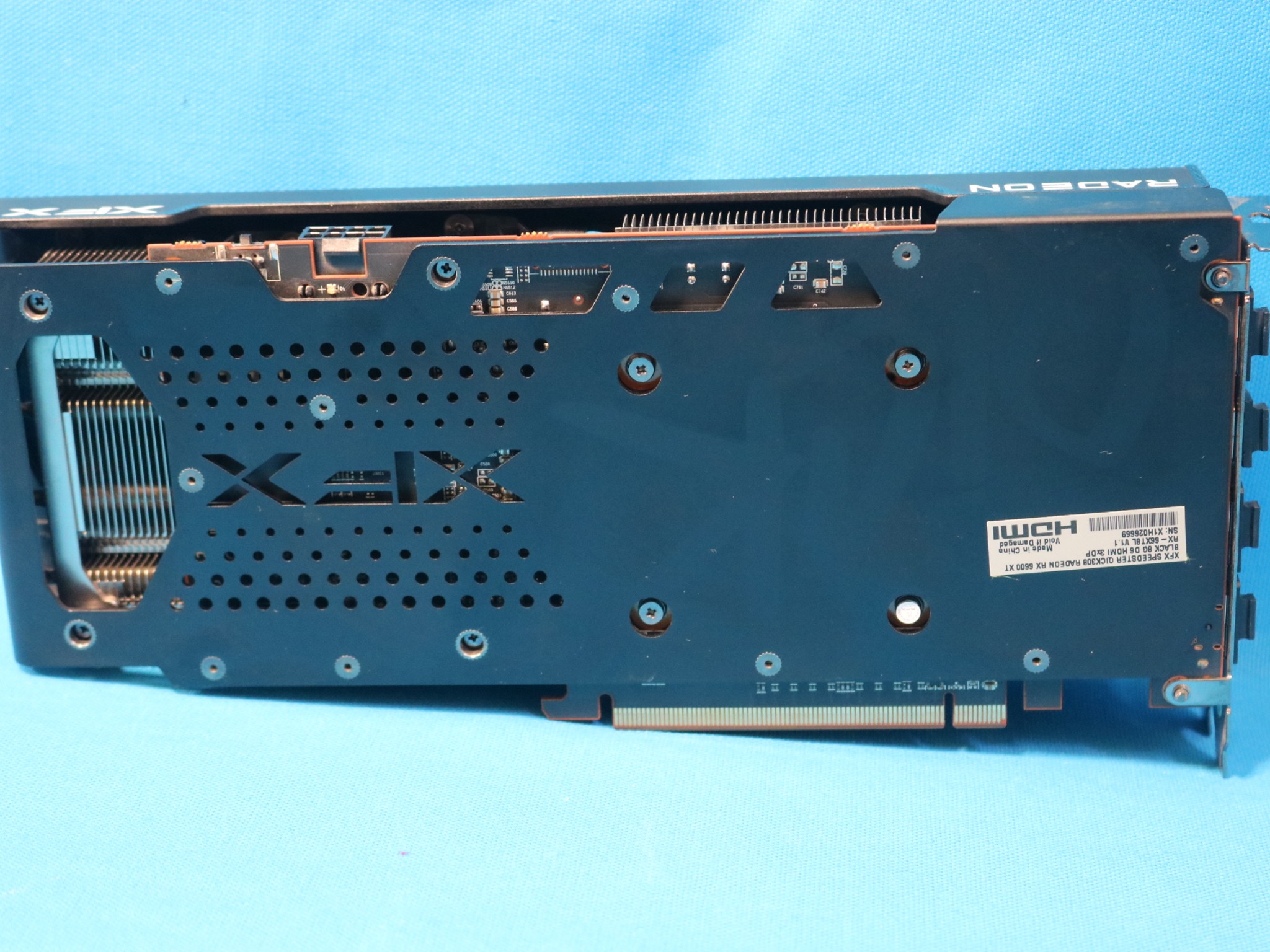 XFX Speedster Qick308 AMD Radeon RX 6600 XT Black 8GB GDDR6 PCIe 4.0 x16 Desktop GPU RX-66XT8L V1.1