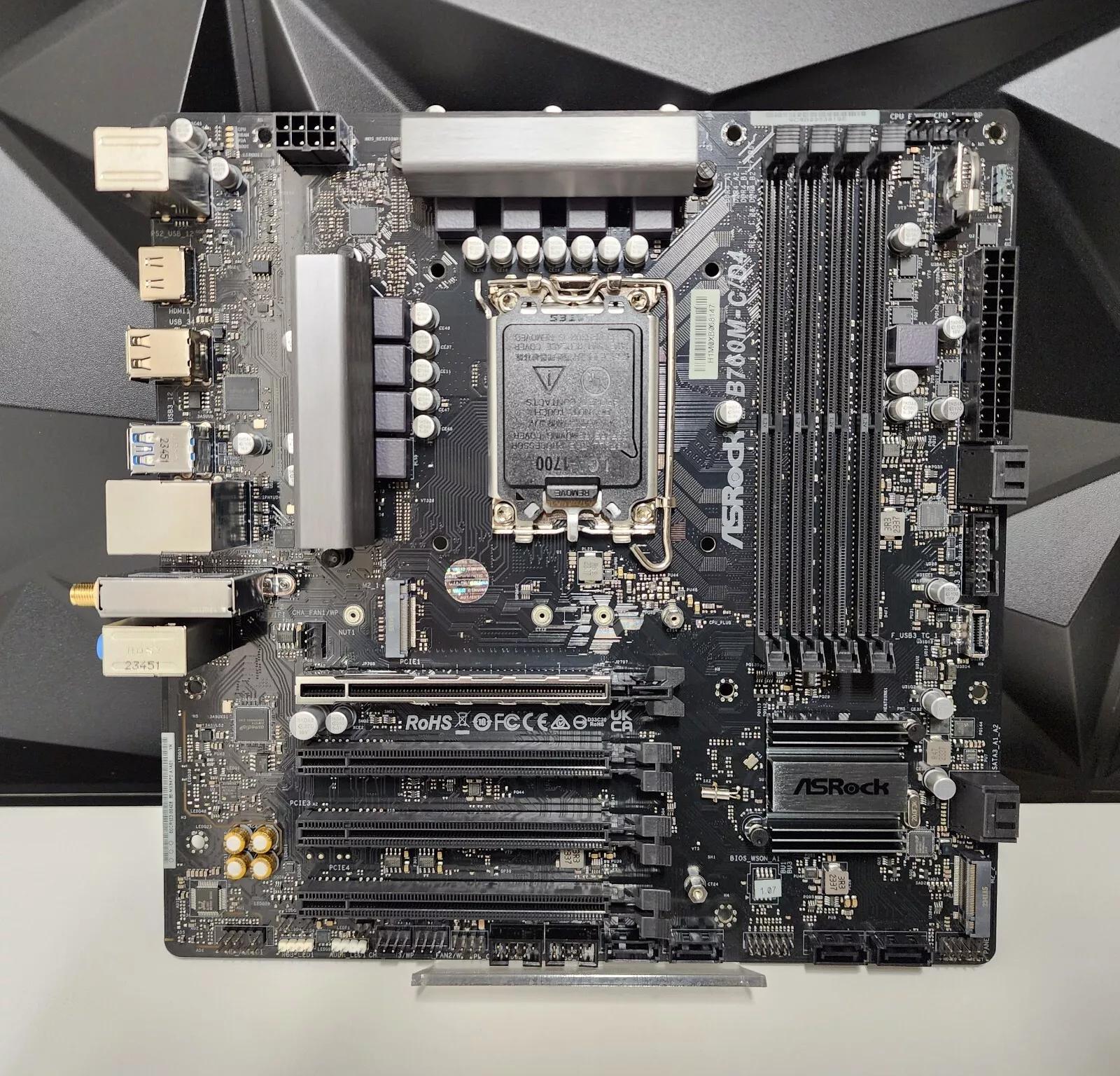 UPDATED BIOS ASROCK B760M-C/D4 WIFI LGA1700 MOTHERBOARD