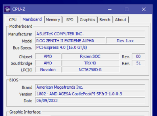 AMD RYZEN THREADRIPPER 3970X + ASUS ROG ZENITH II EXTREME ALPHA + NOCTUA NH-U14S (NO RAM/MEMORY)