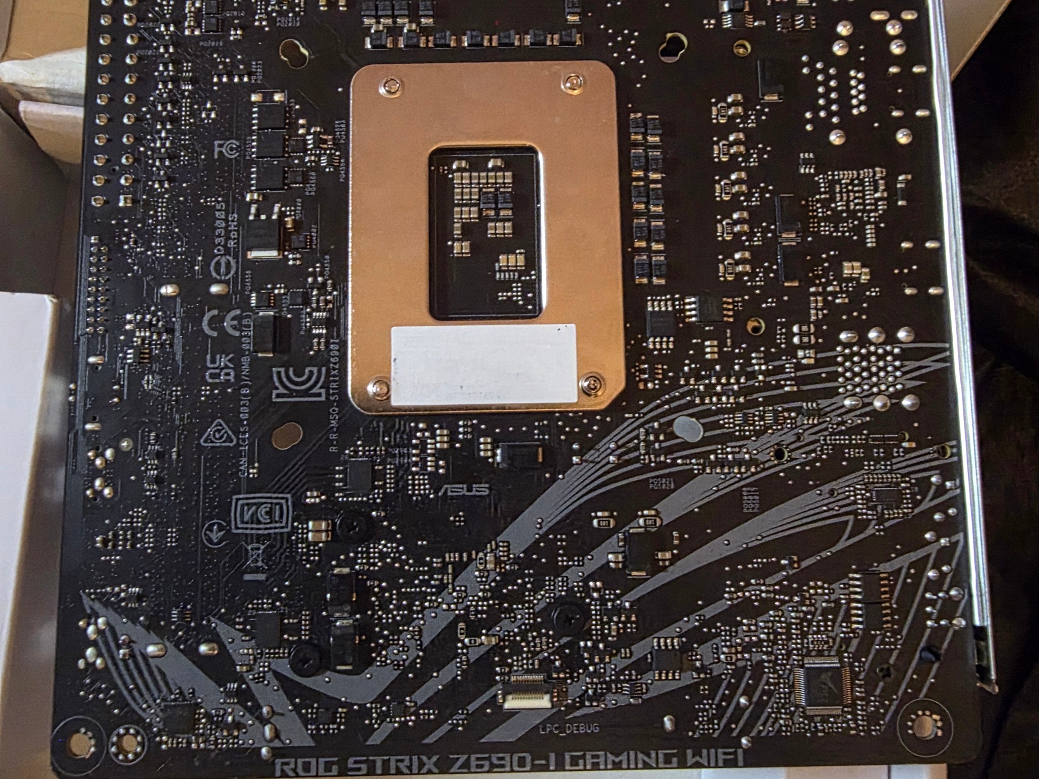 ASUS ROG STRIX Z690 I GAMING WIFI MINI ITX INTEL DDR5 SOCKET 1700
