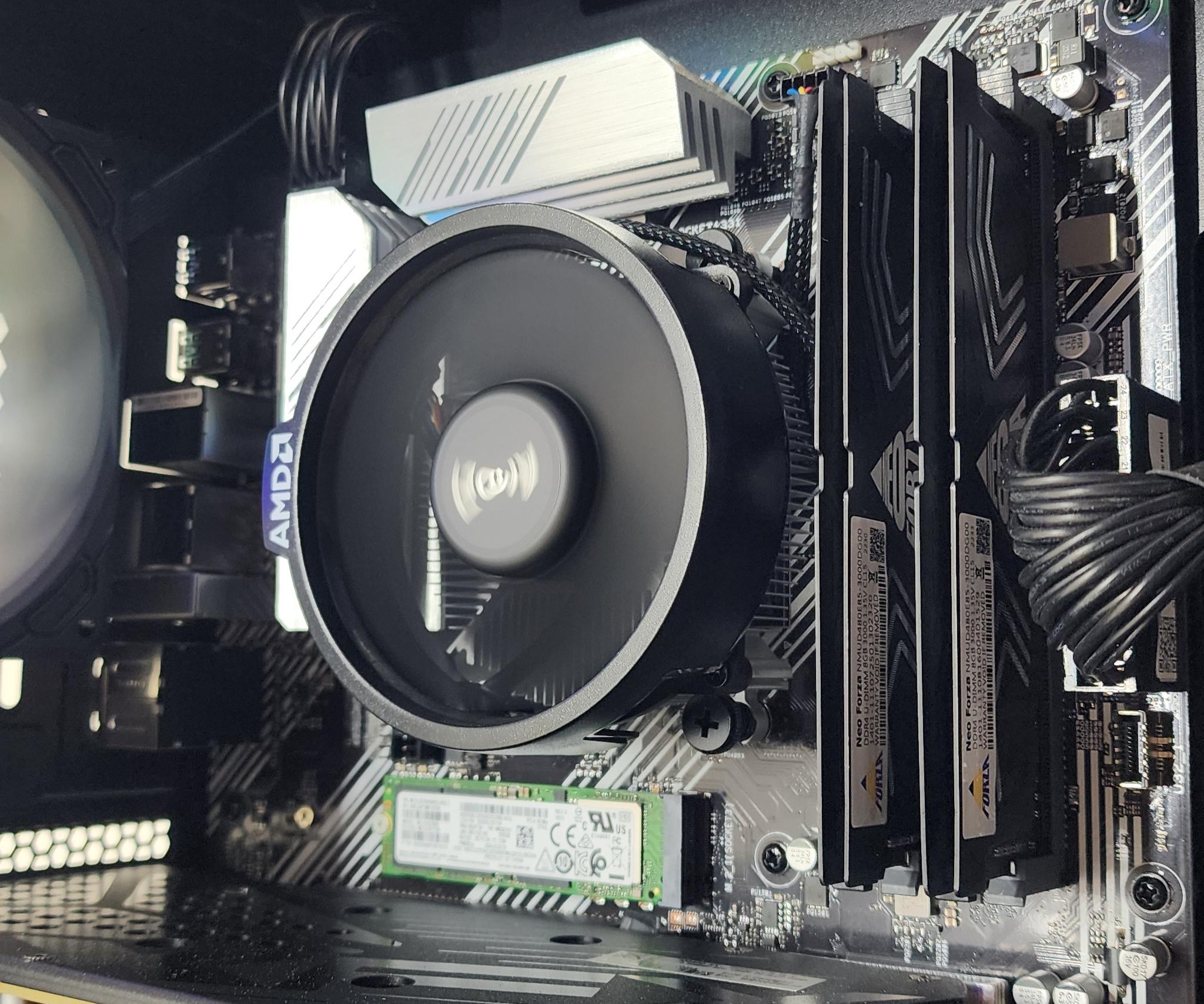 Gaming PC Ryzen 5 5500 16GB RAM 256GB SSD RX 580 8GB Windows 11 Computer
