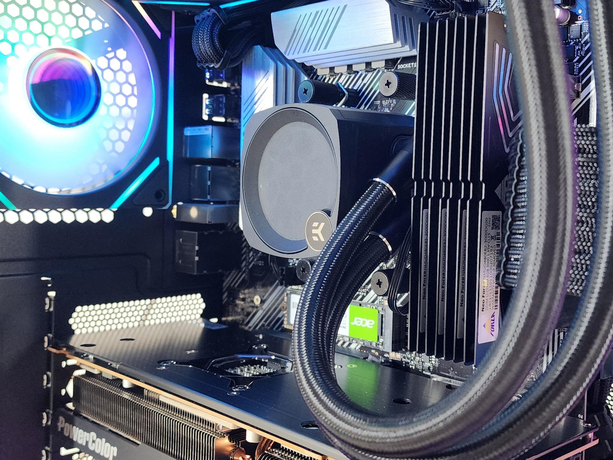 Gaming PC Ryzen 9 5900XT 32GB RAM 2TB SSD RX 7800 XT 16GB Windows 11 Computer