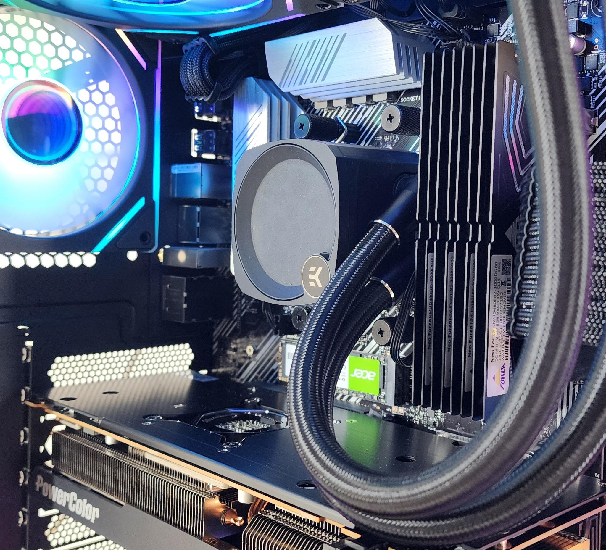Gaming PC Ryzen 9 5900XT 32GB RAM 2TB SSD RX 7800 XT 16GB Windows 11 Computer