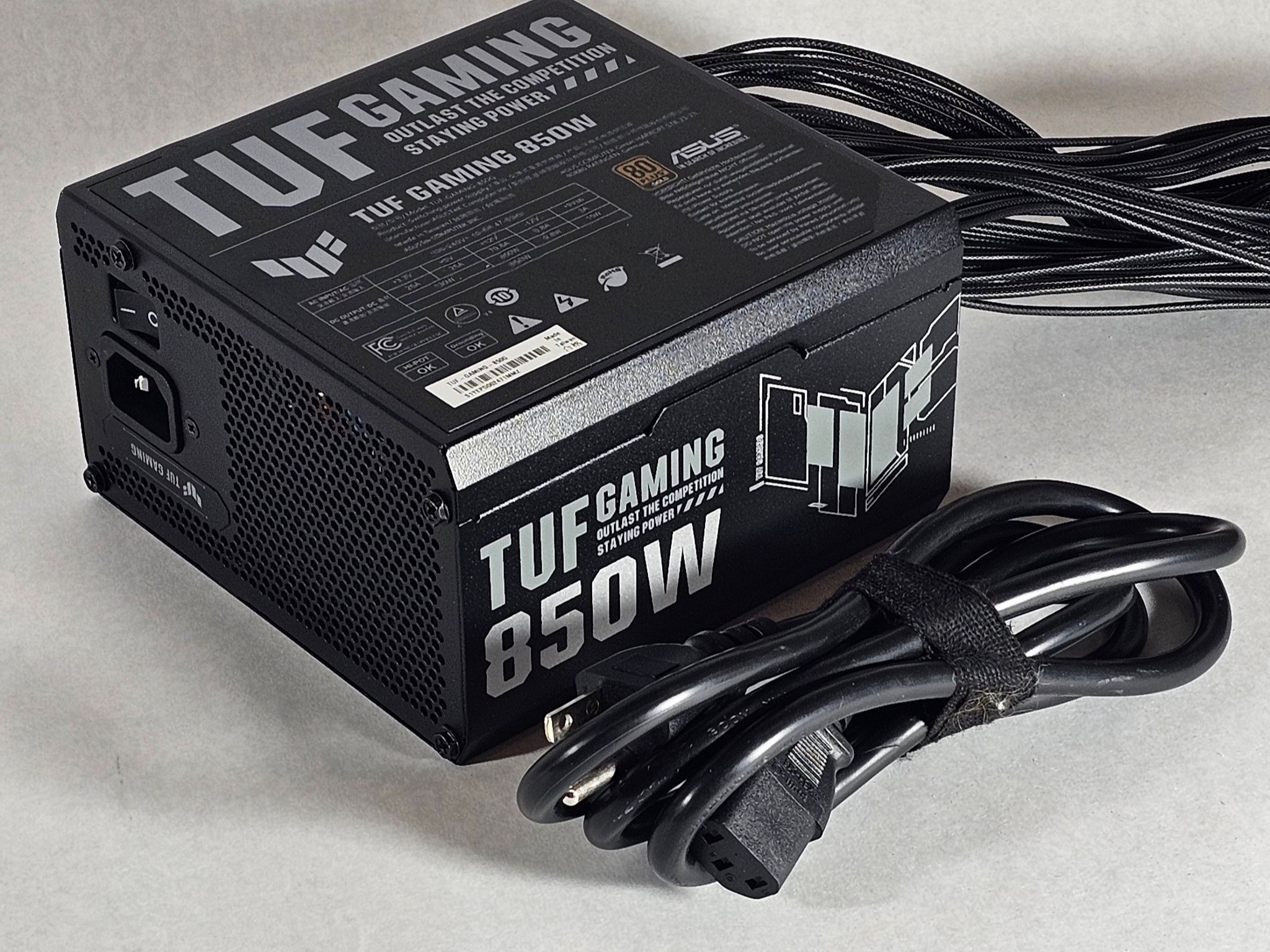 850 Watt PSU TUF Gaming 850W 80+ GOLD ATX Power Supply